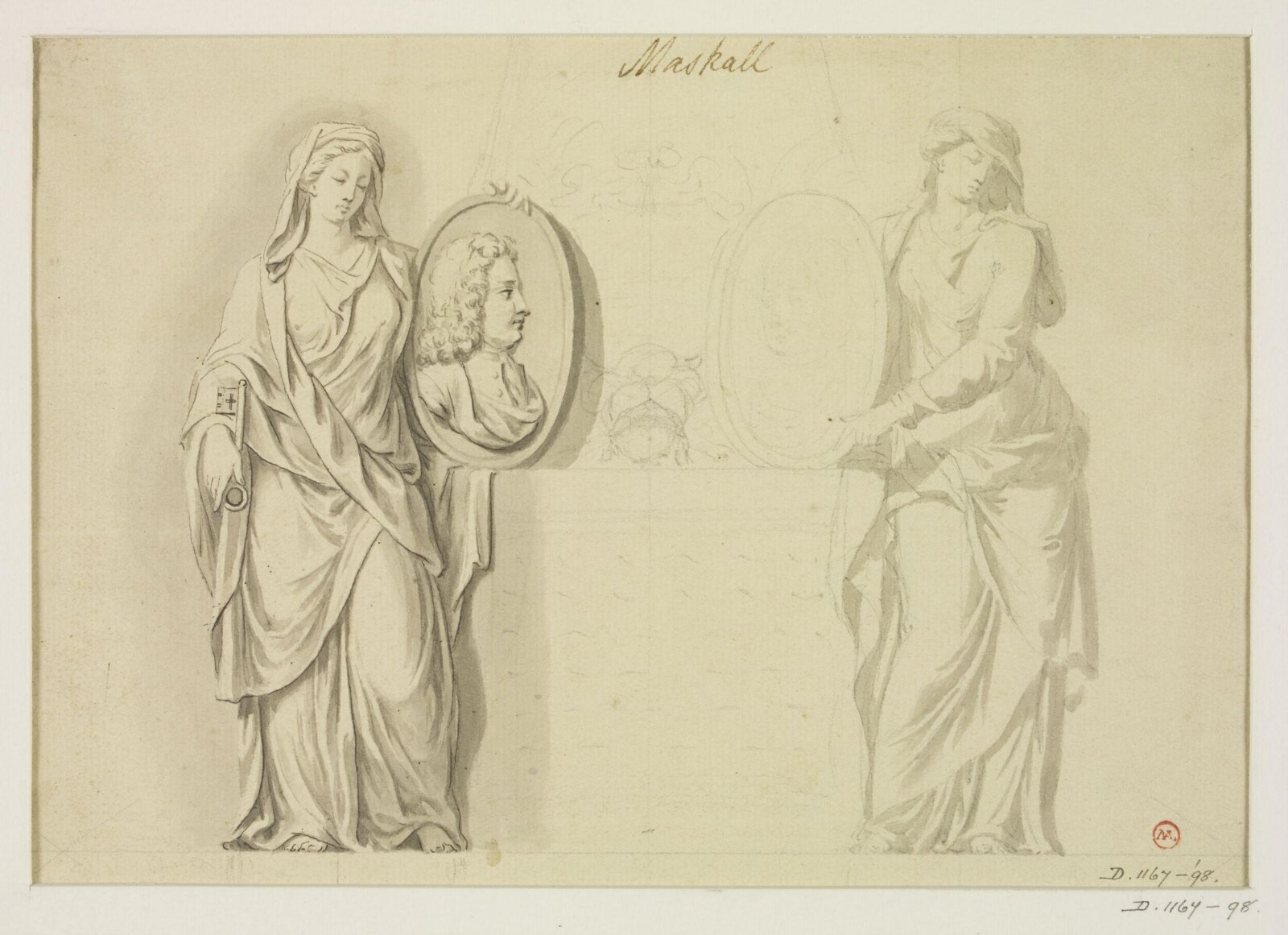 Drawing, Nicholas Maskall, 18th century - 19th century