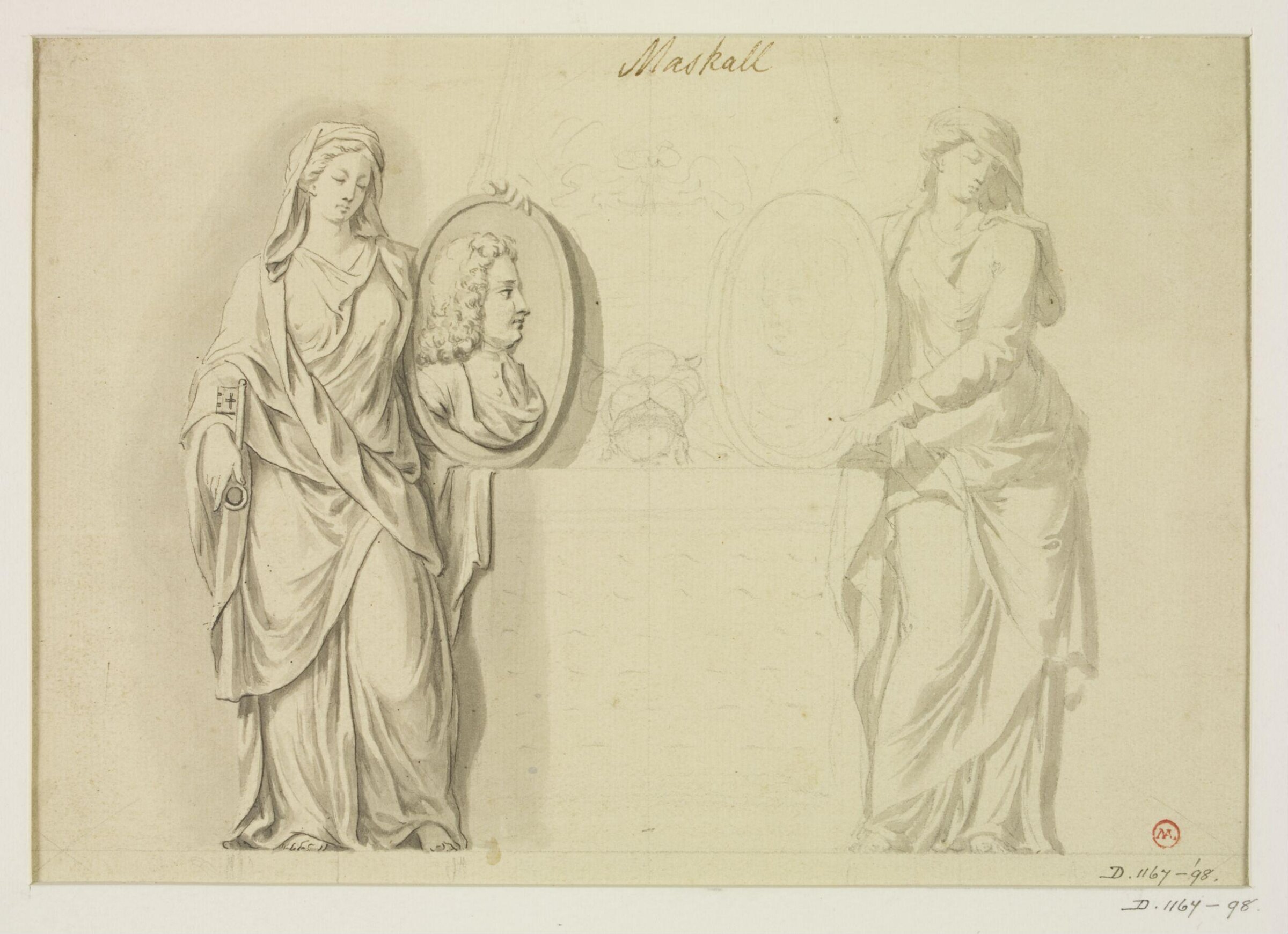 Drawing, Nicholas Maskall, 18th century - 19th century