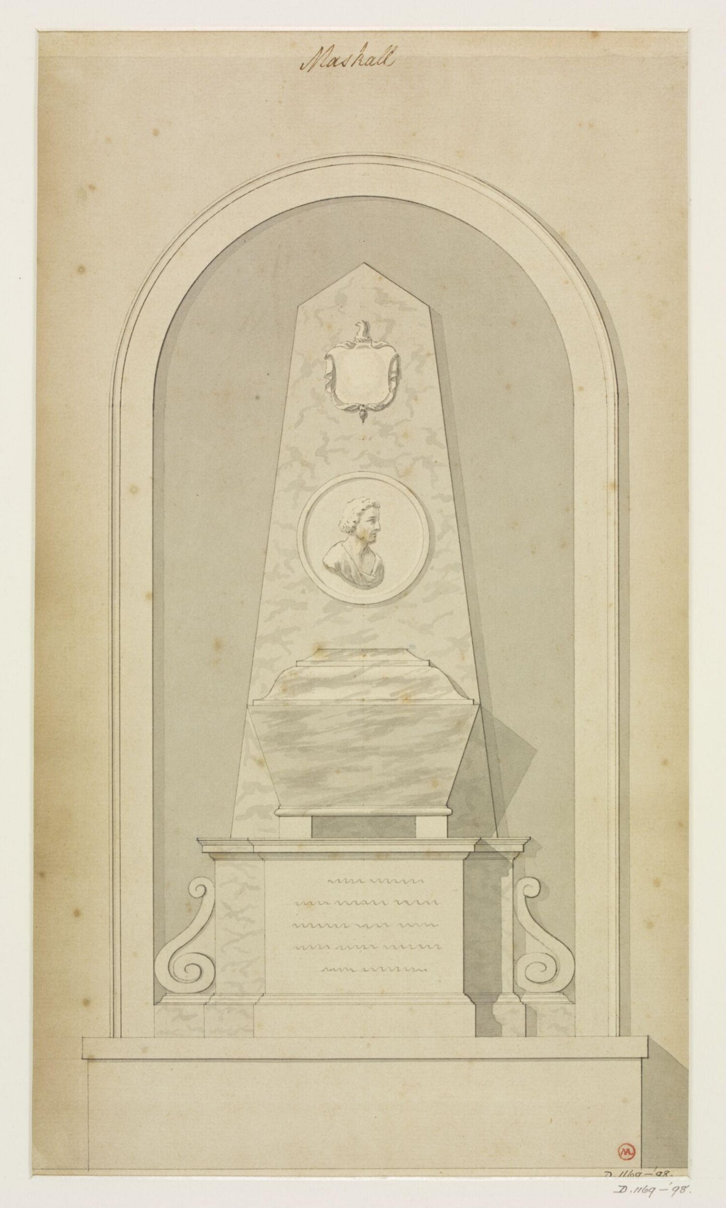 Drawing, Nicholas Maskall, 18th century - 19th century