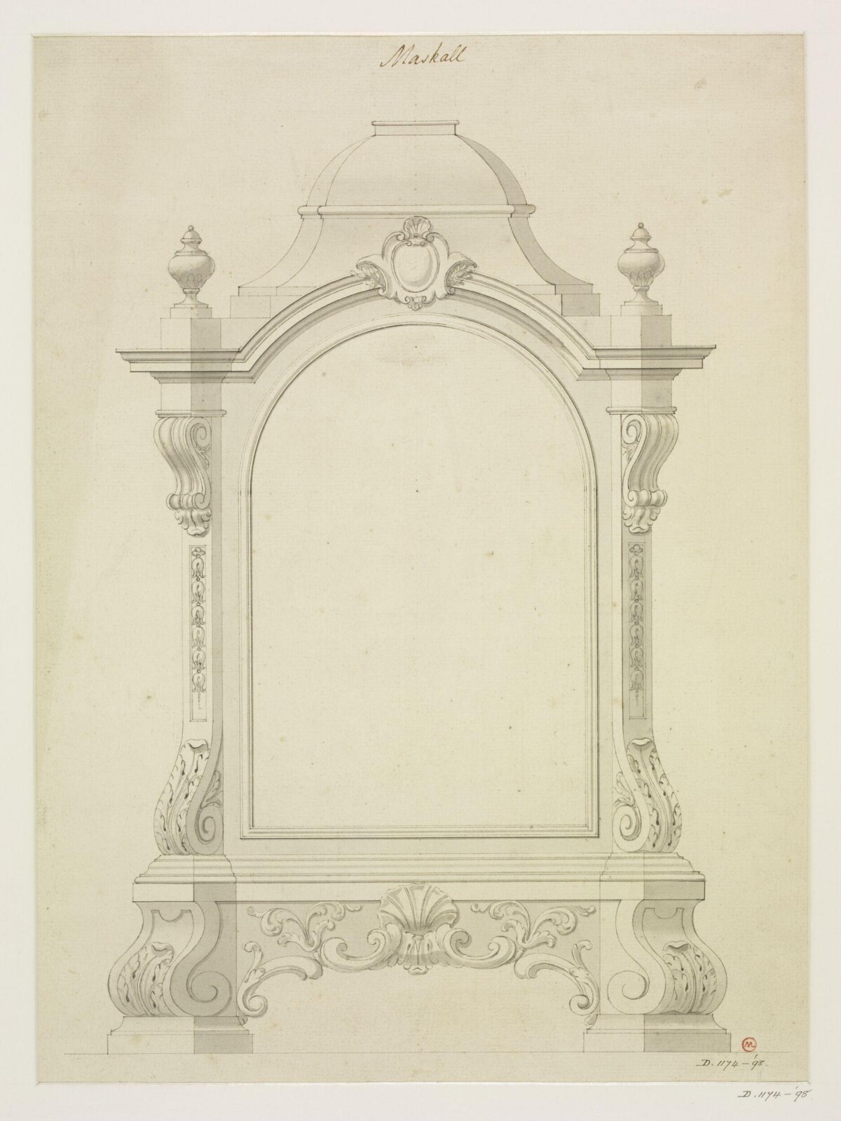 Drawing, Nicholas Maskall, 18th century - 19th century