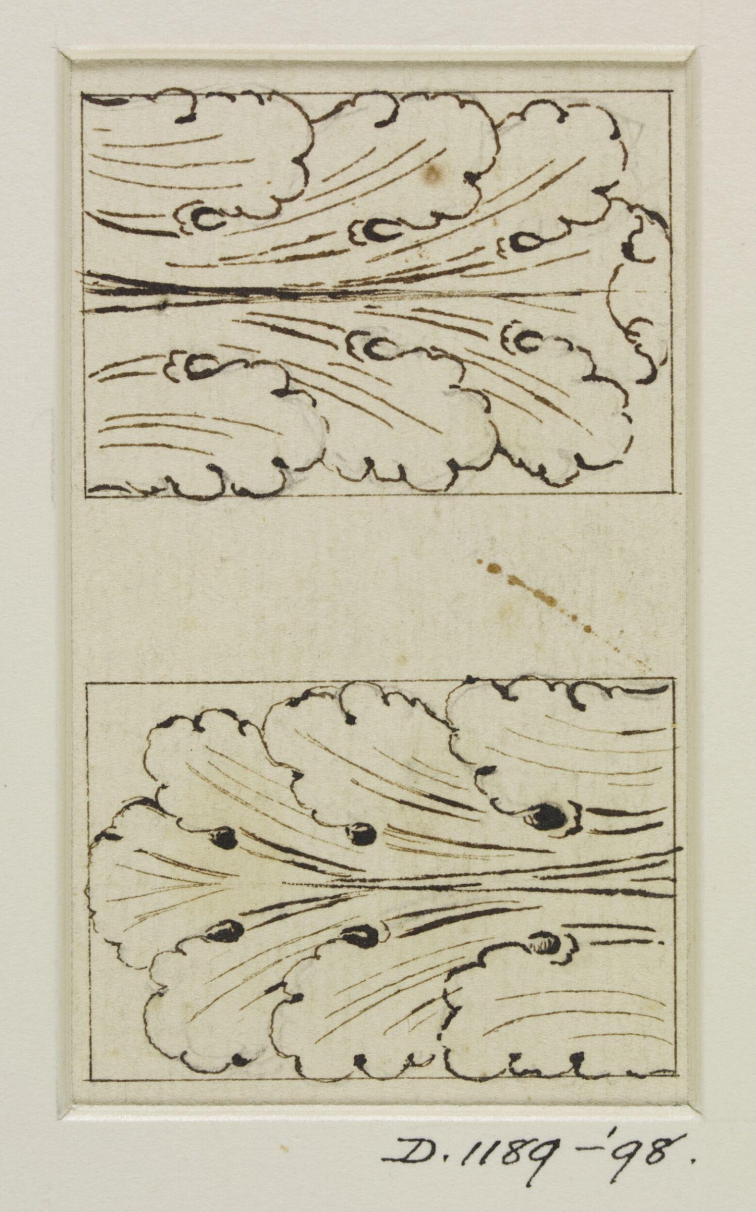 Drawing, Joseph Thornthwaite, 1774-98