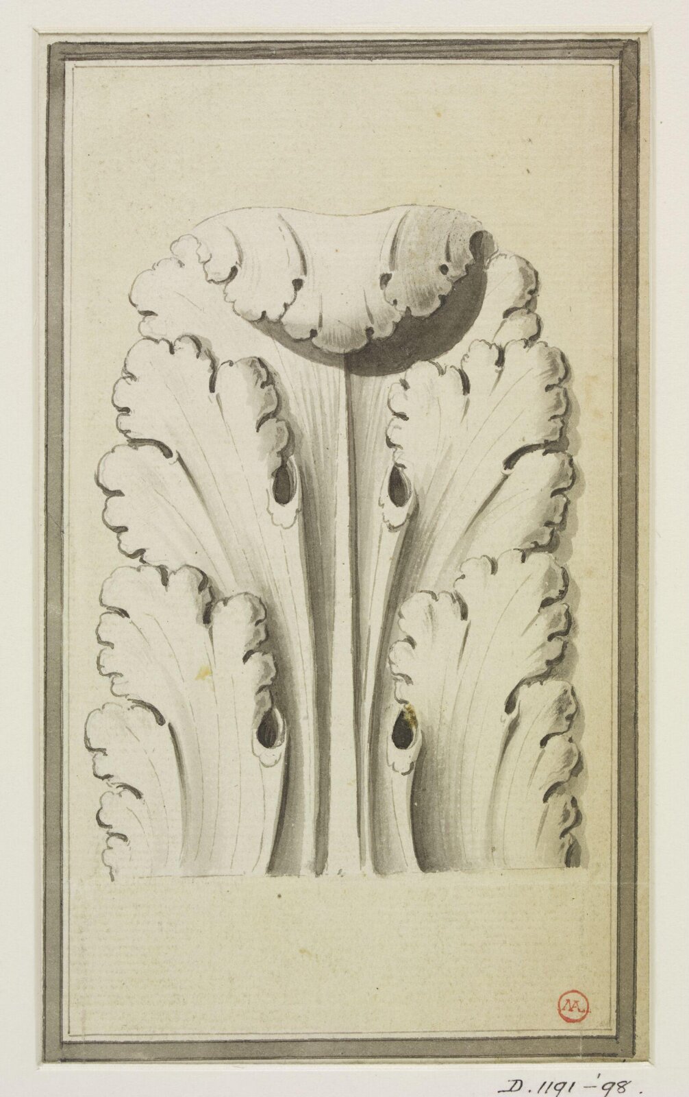 Drawing, Joseph Thornthwaite, 1774-98