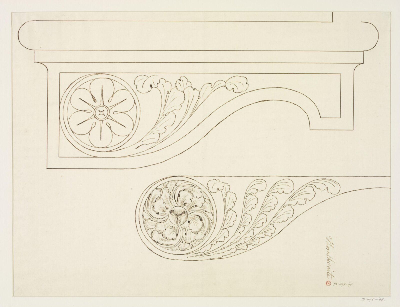 Drawing, Joseph Thornthwaite, 1774-98