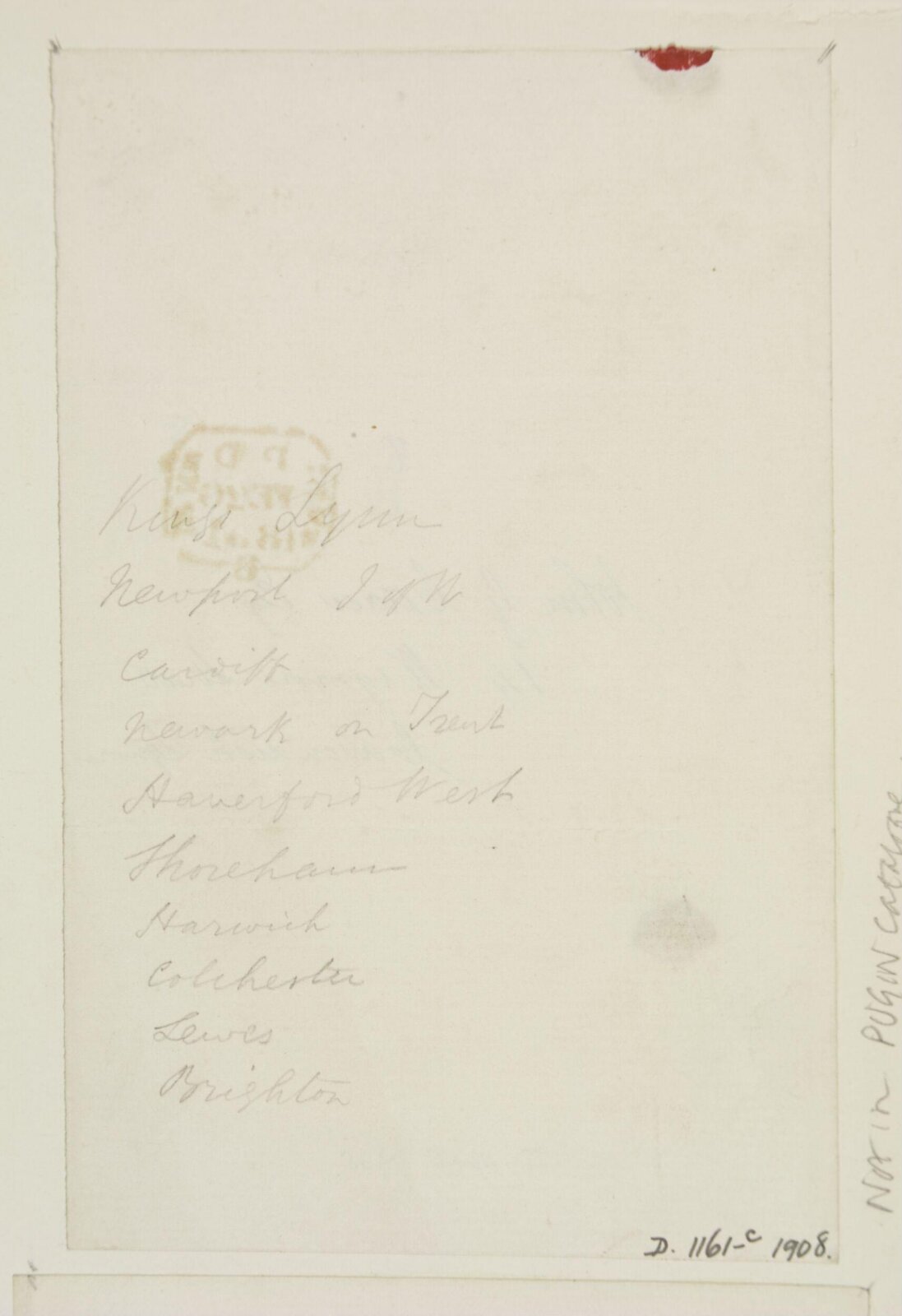 Drawing, A.W.N. Pugin, середина XIX века