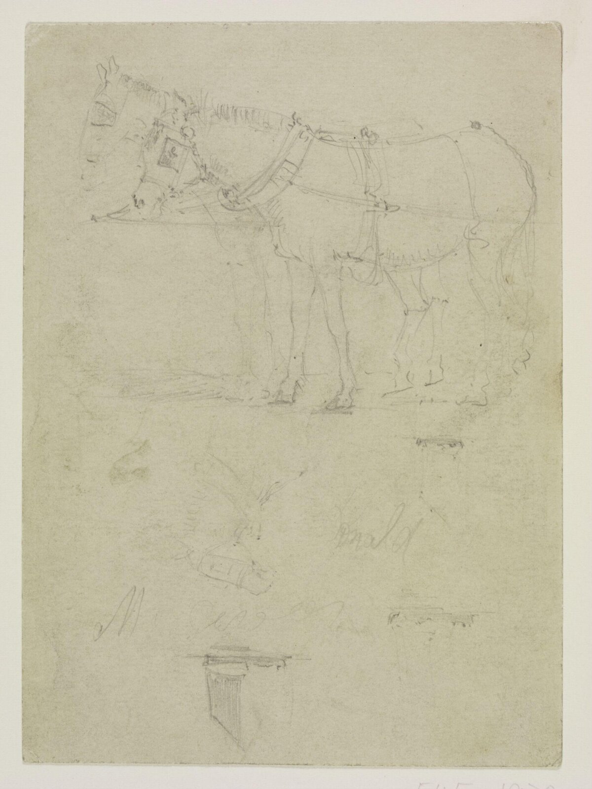 Drawing, Peter Paul Pugin, c. mid 19th century