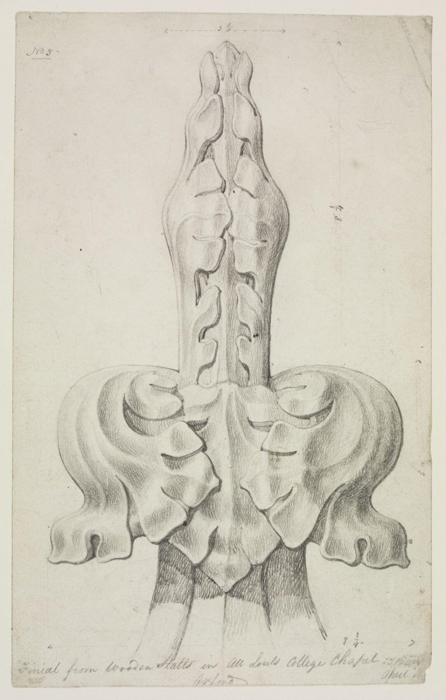 Drawing, pugin, ок. 1827