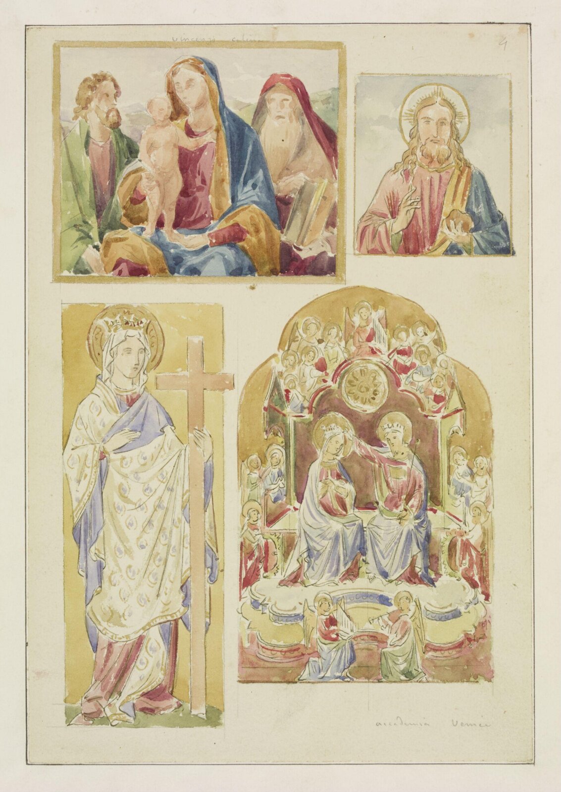 Drawing, A.W.N. Pugin, 1847