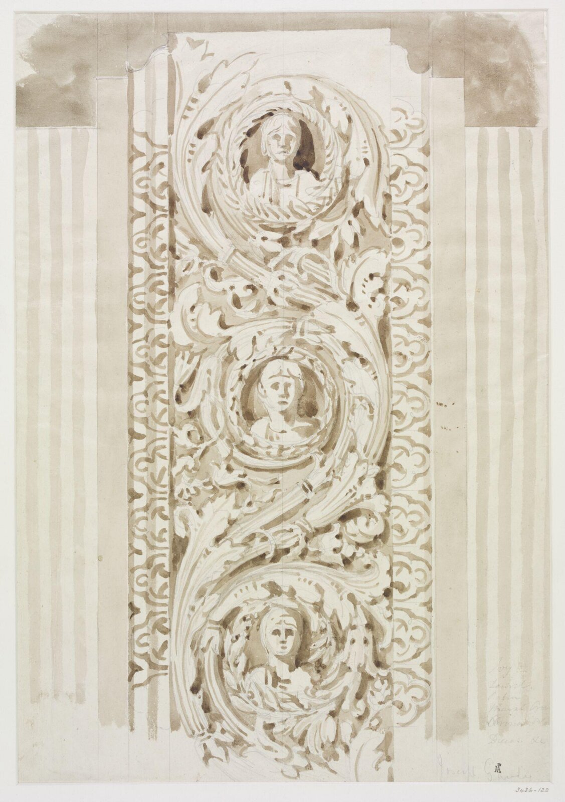 Drawing, Joseph Michael Gandy, c. 1791-1843