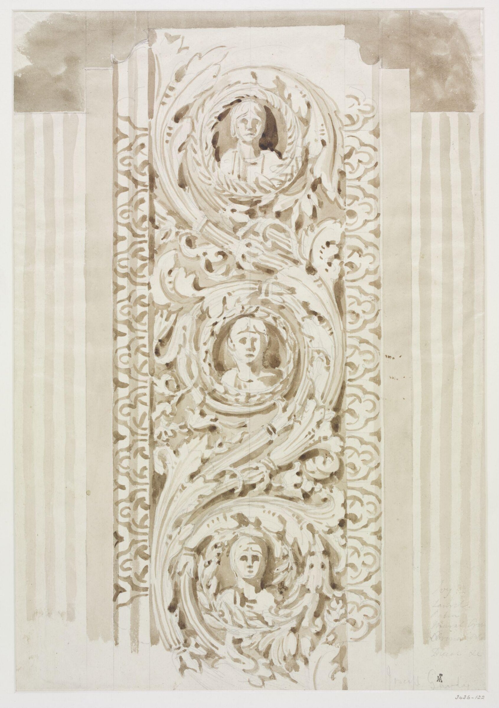Drawing, Joseph Michael Gandy, c. 1791-1843