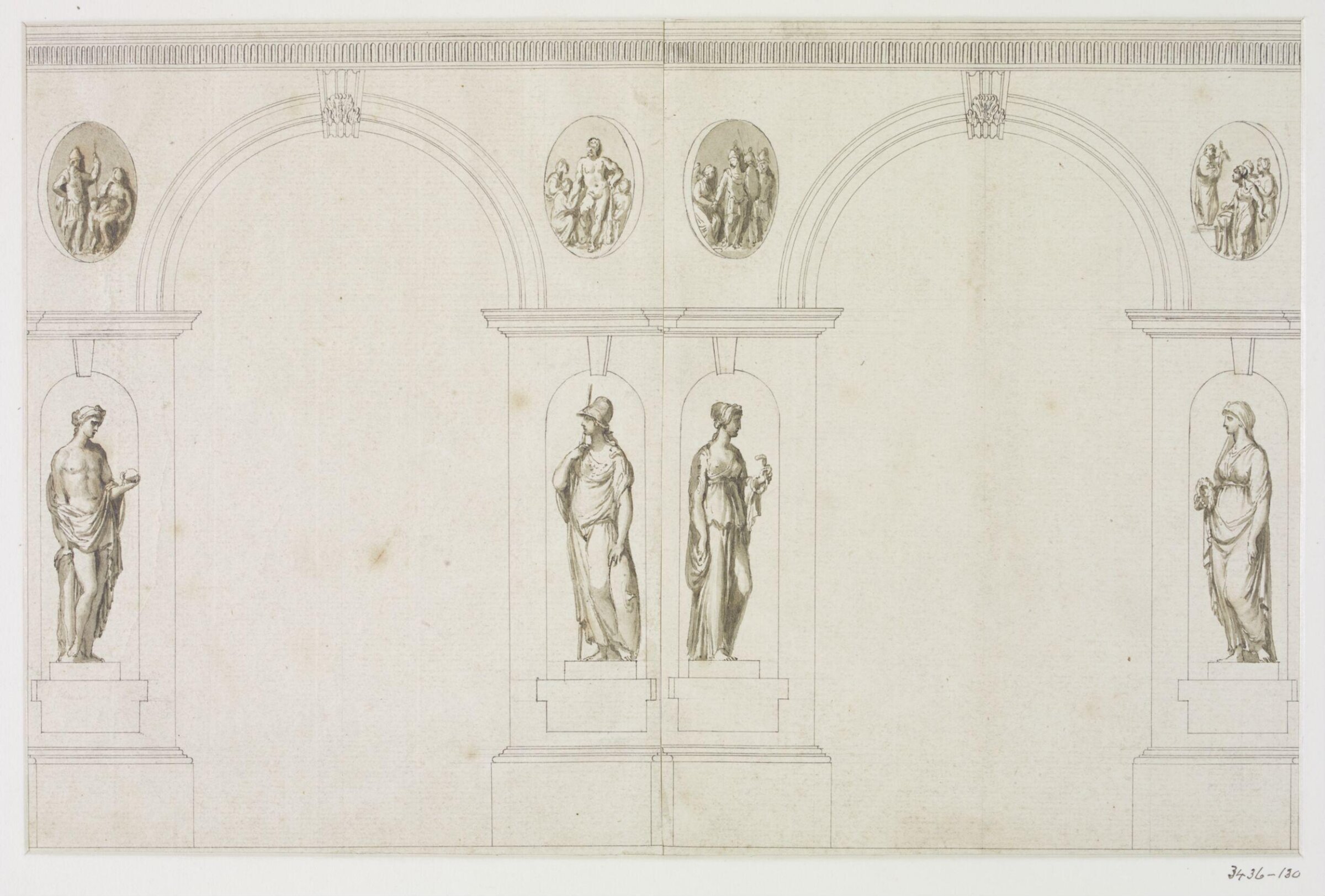 Drawing, John Nash, c. 1825-30