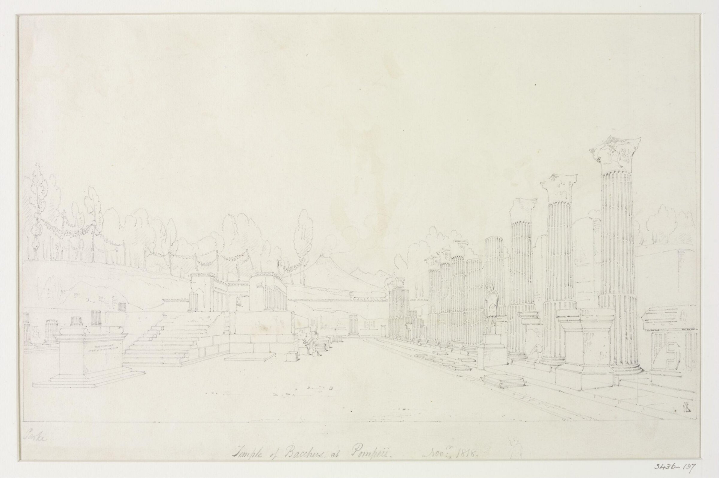 Drawing, Henry Parke, November 1818