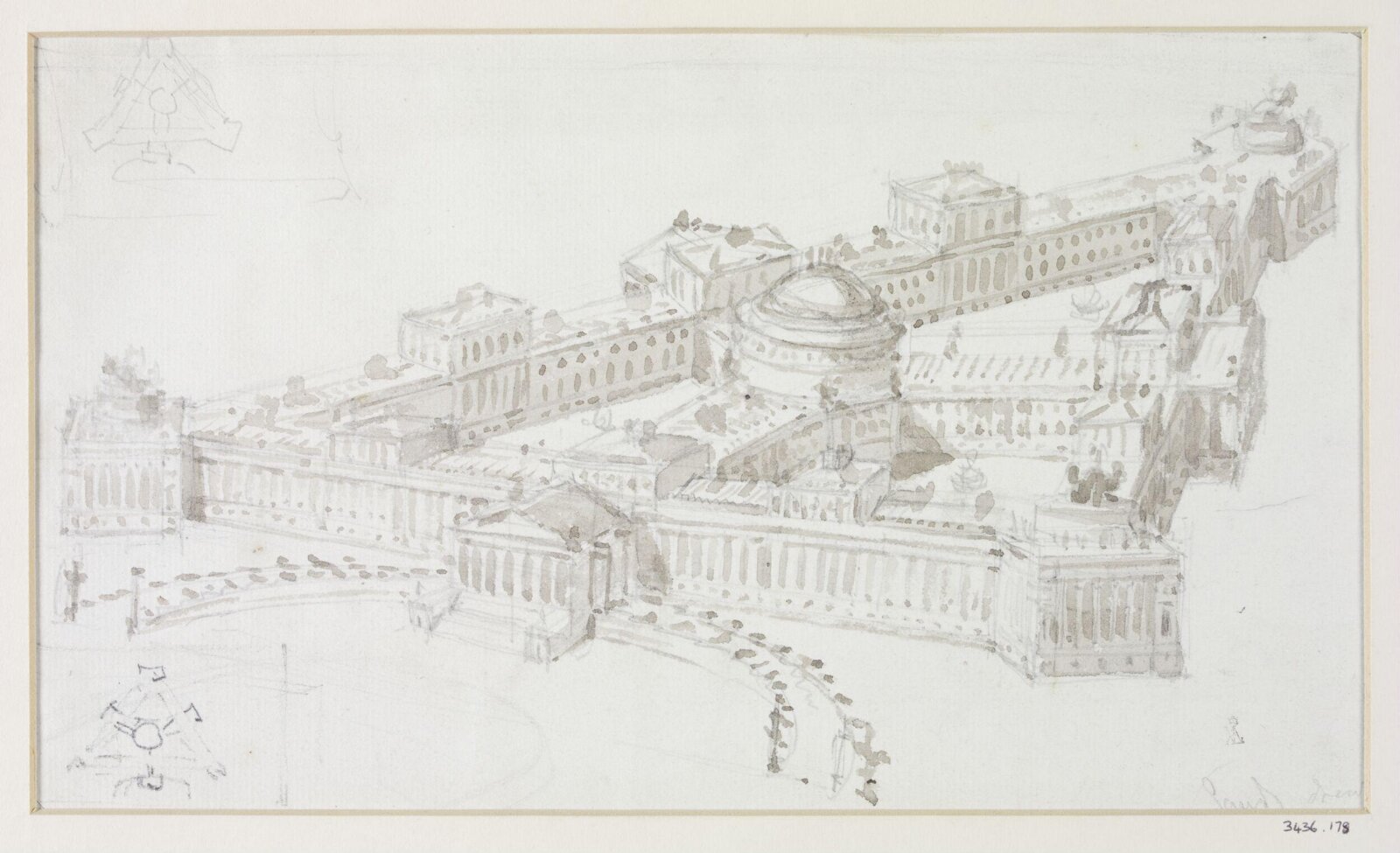 Drawing, Thomas Sandby, c. 1746-98