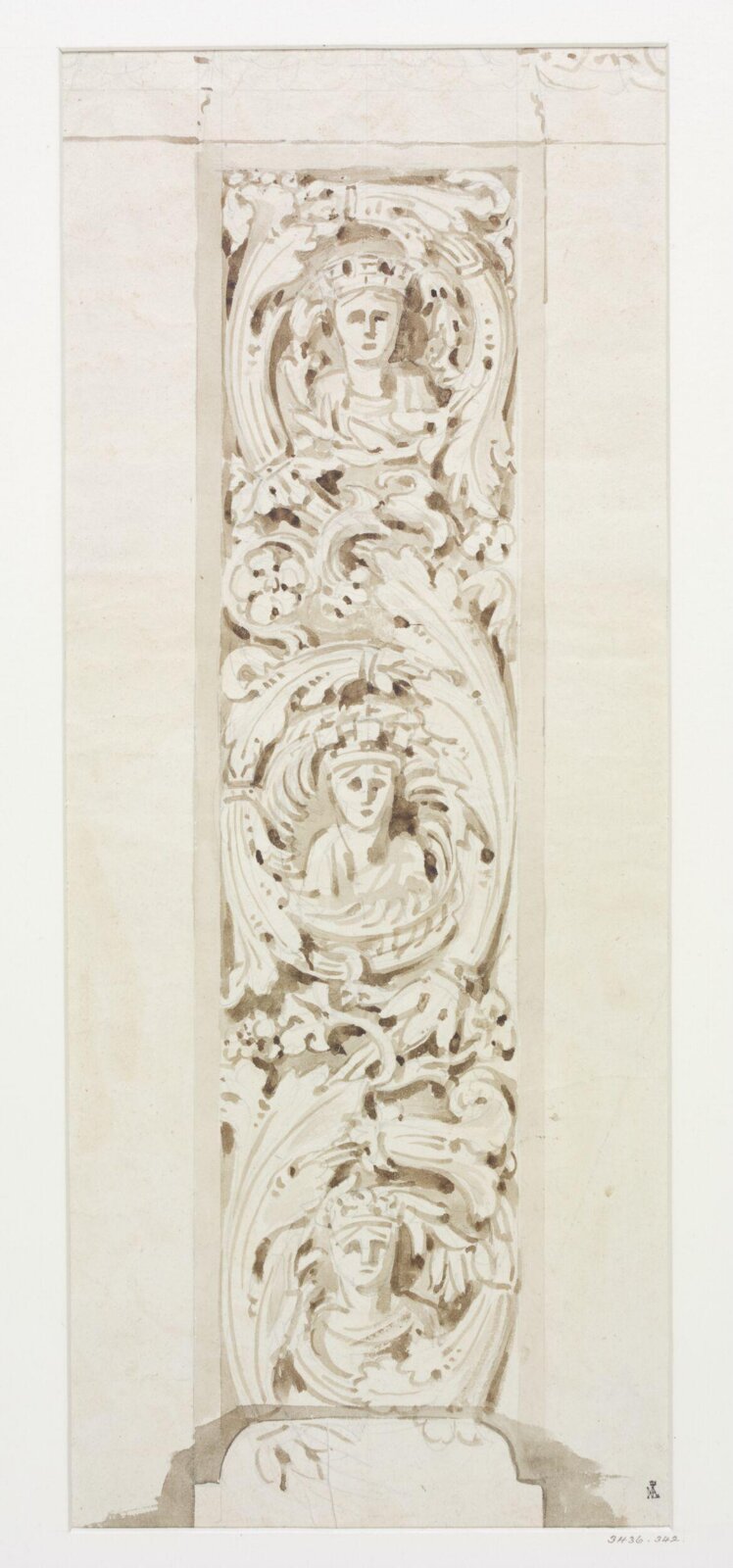 Drawing, Joseph Michael Gandy, c. 1791-1843
