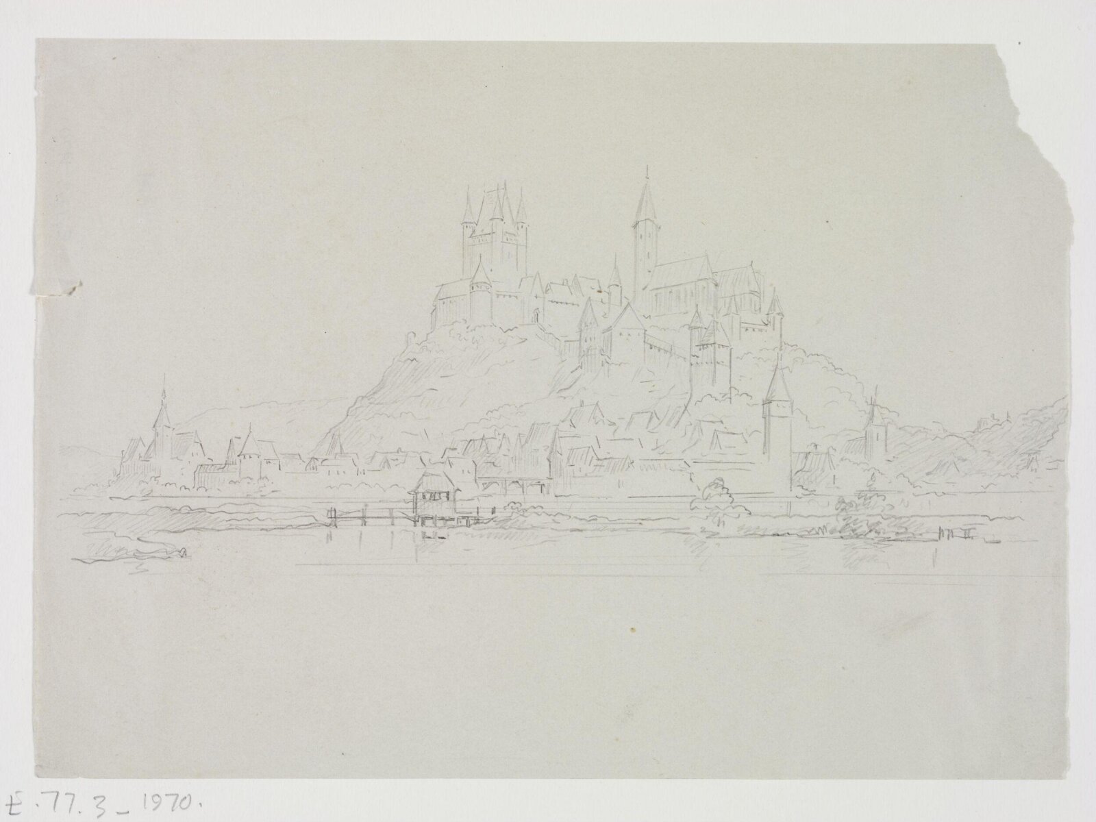 Drawing, A.W.N. Pugin, 1840-52