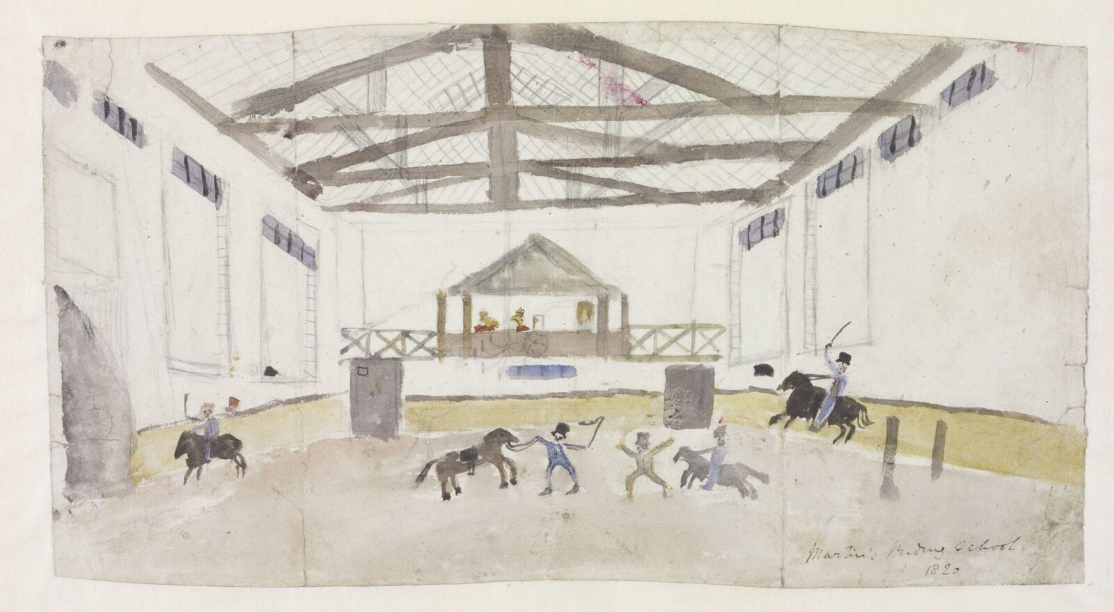 Drawing, A.W.N. Pugin, 1820