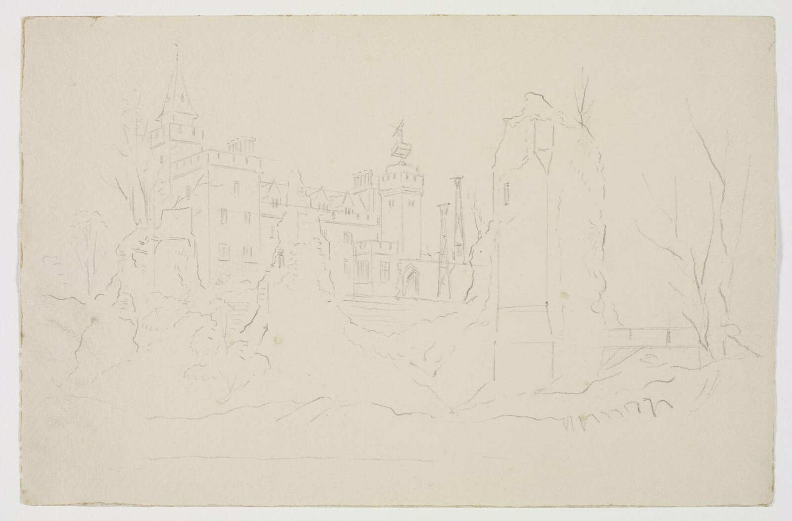 Drawing, A.W.N. Pugin, 1849