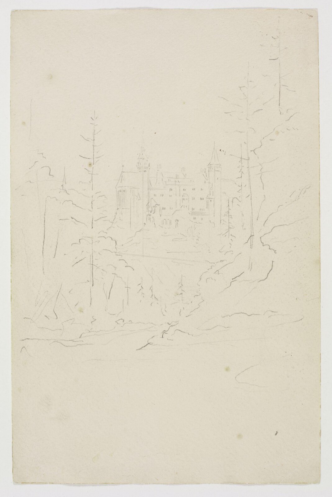Drawing, A.W.N. Pugin, 1849