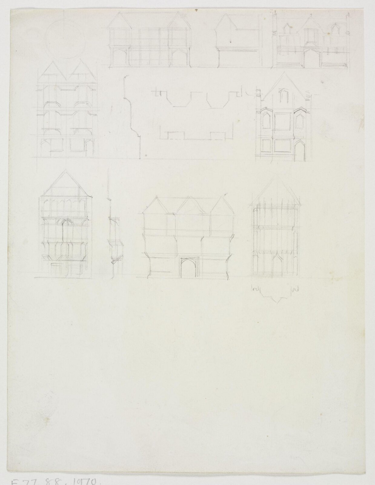 Drawing, A.W.N. Pugin