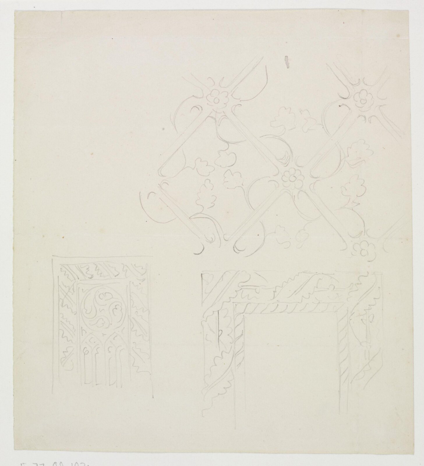 Drawing, A.W.N. Pugin