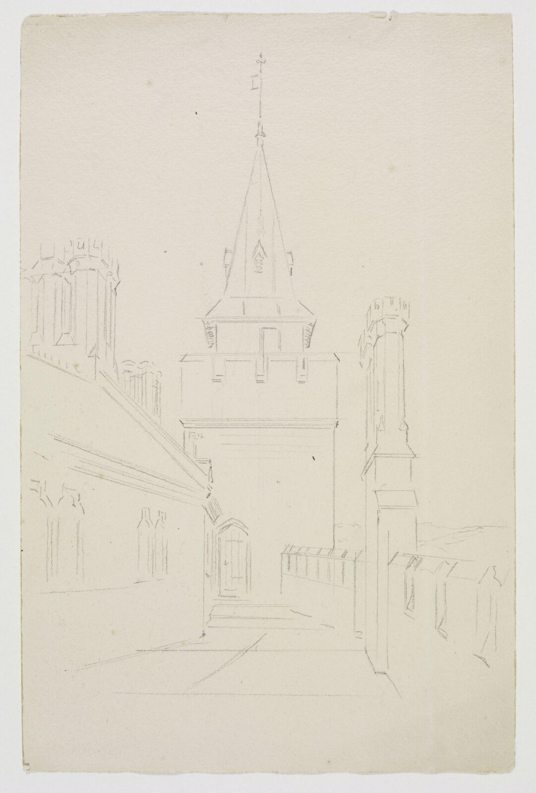 Drawing, A.W.N. Pugin, 1849