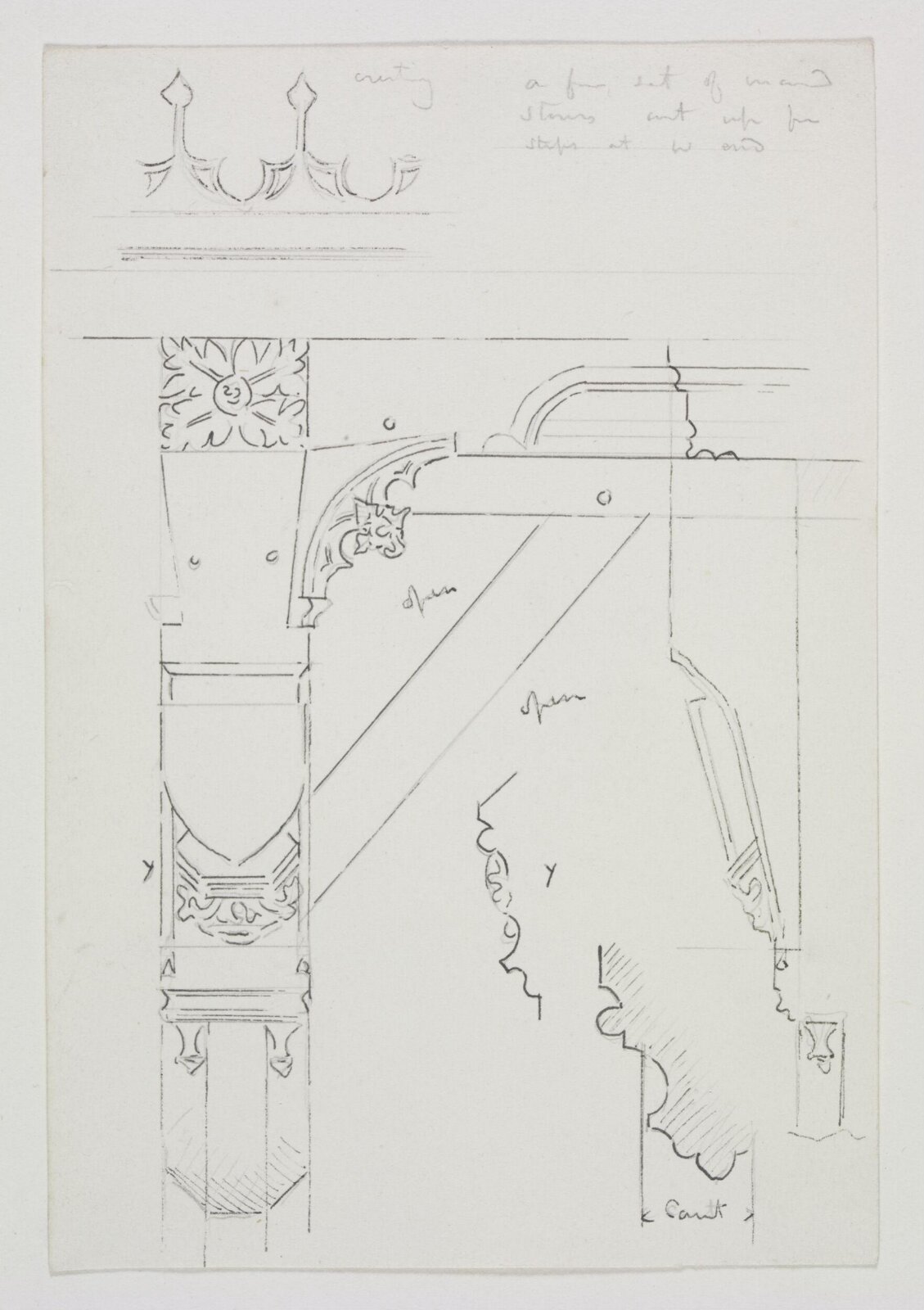 Drawing, A.W.N. Pugin