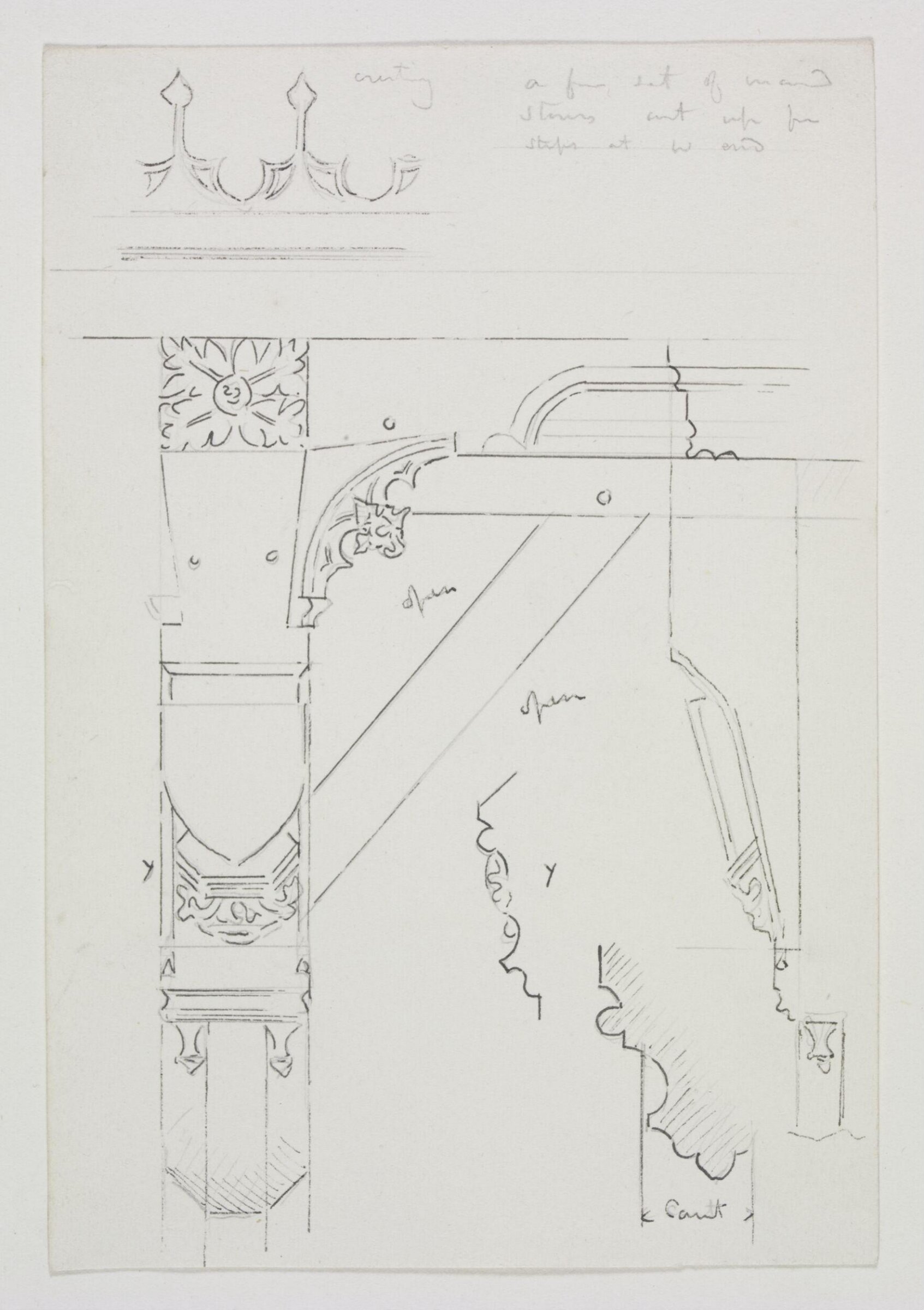 Drawing, A.W.N. Pugin