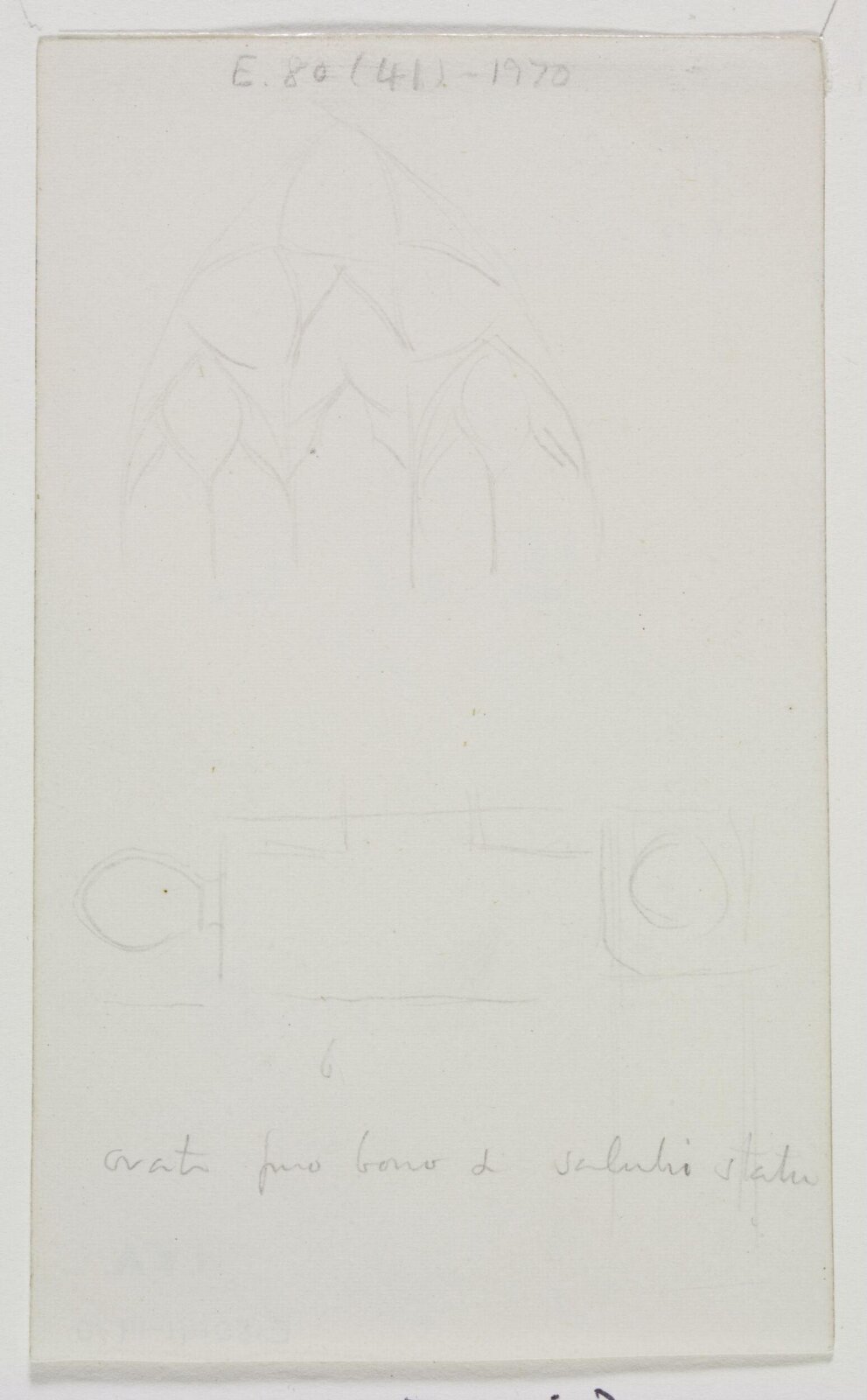 Drawing, A.W.N. Pugin, 1840-52