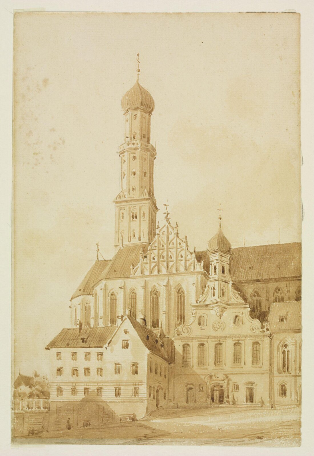 Drawing, A.W.N. Pugin, 1838