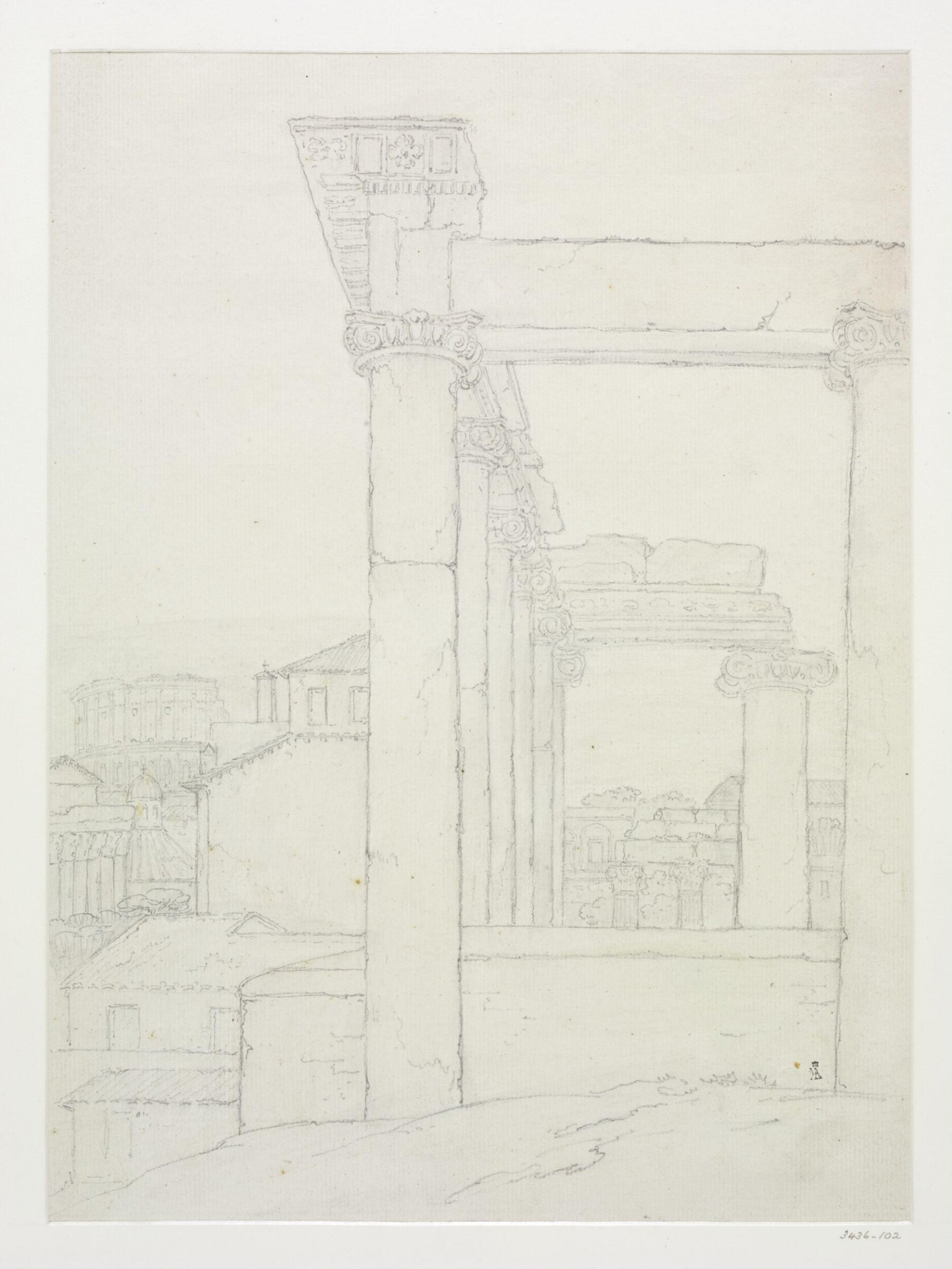 Ancient ruins in and near Rome, J. Cousins, 1778-9