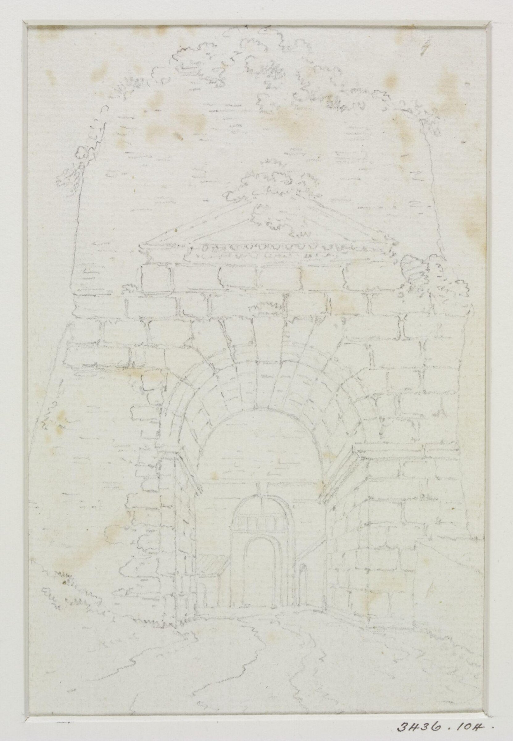 Drawing, J. Cousins, 1778-9