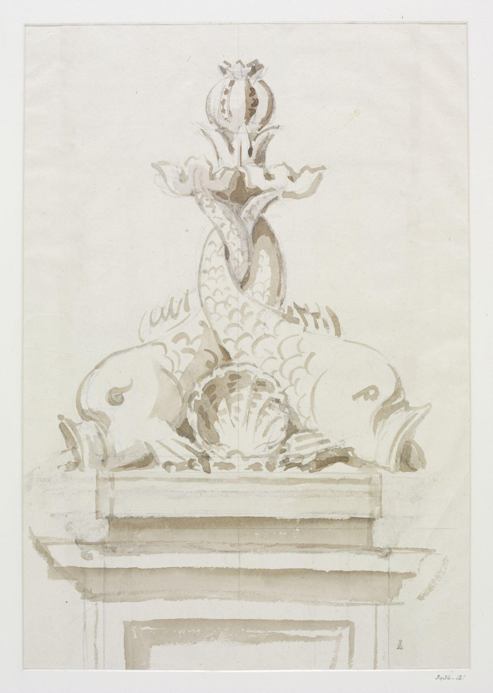Drawing, Joseph Michael Gandy, c. 1791-1843