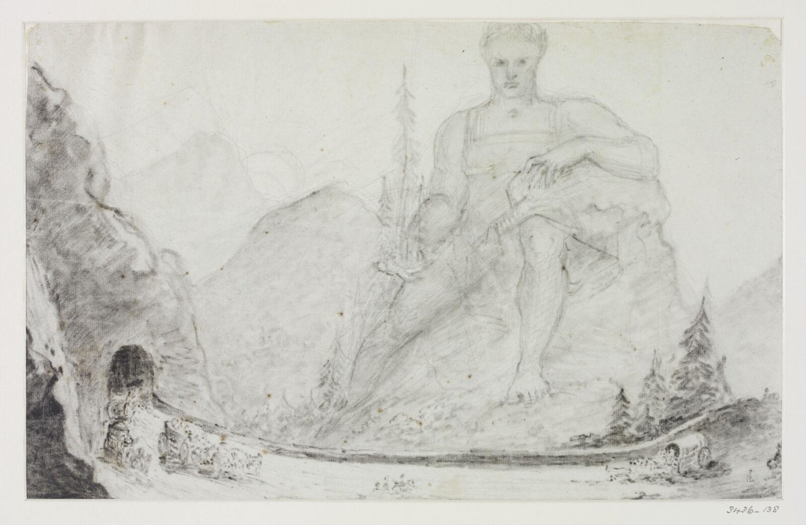 Drawing, Henry Parke, 1810-1835