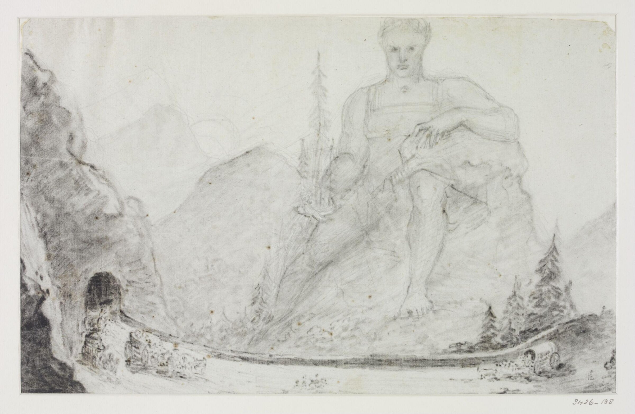 Drawing, Henry Parke, 1810-1835