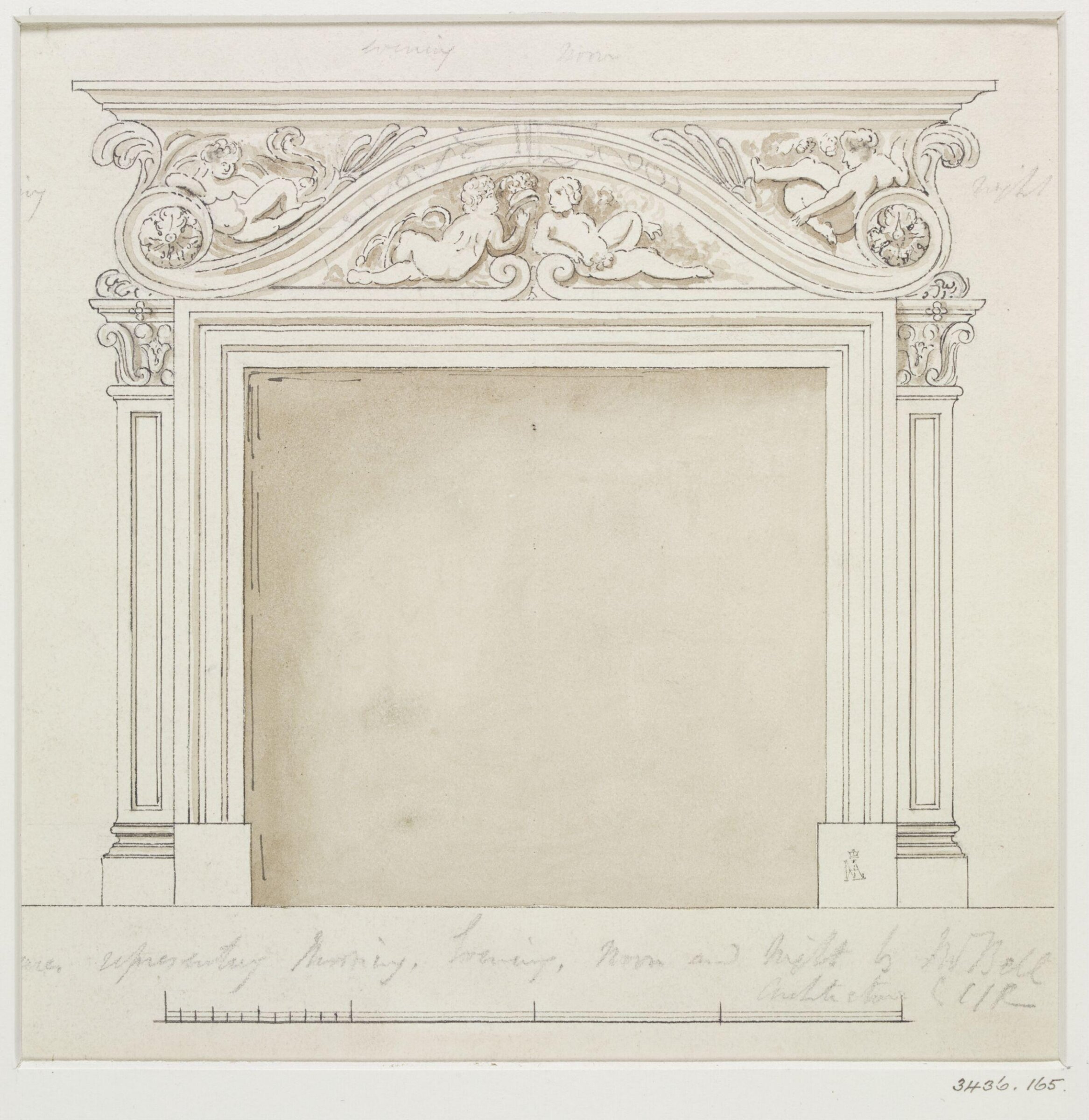Drawing, Charles James Richardson, mid 19th century