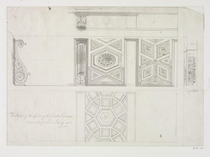 Sketch of the Sophite of the Great Stair Case top image
