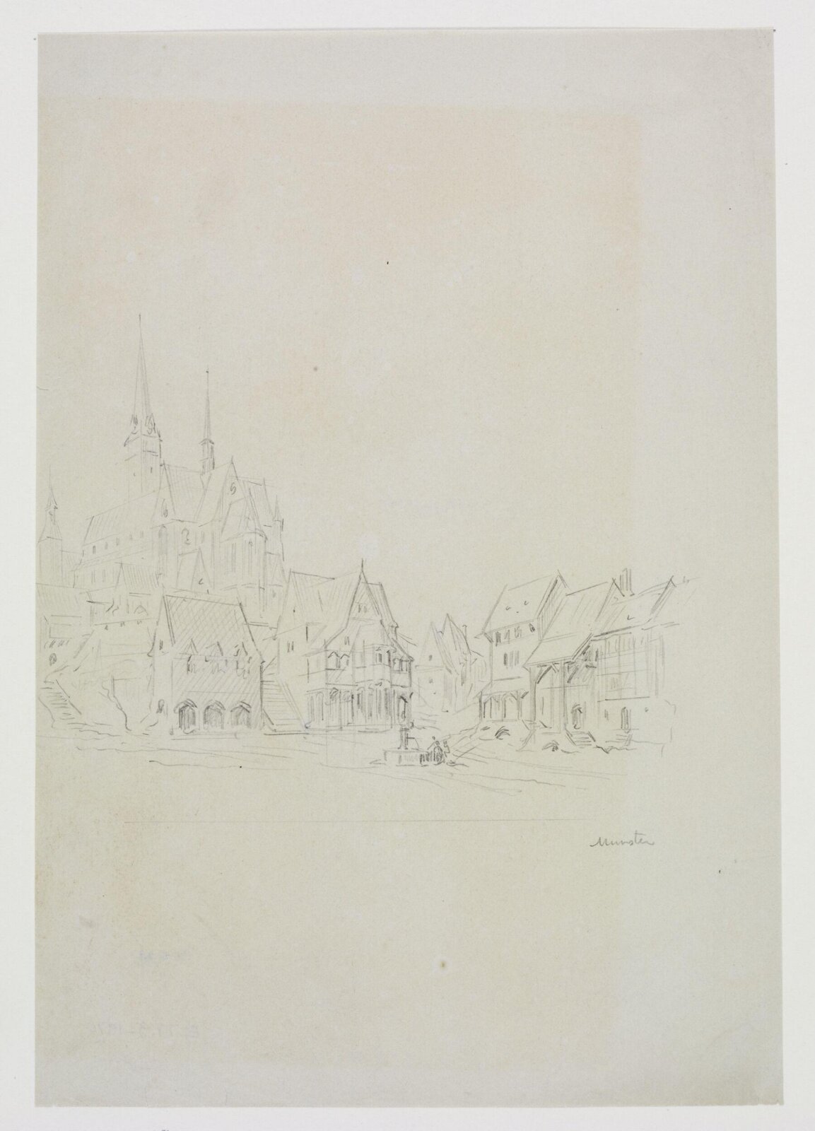 Drawing, A.W.N. Pugin, 1840-52