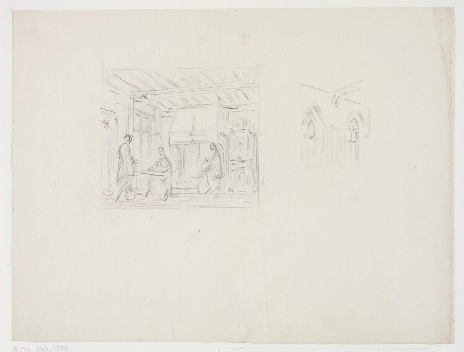 Drawing, A.W.N. Pugin