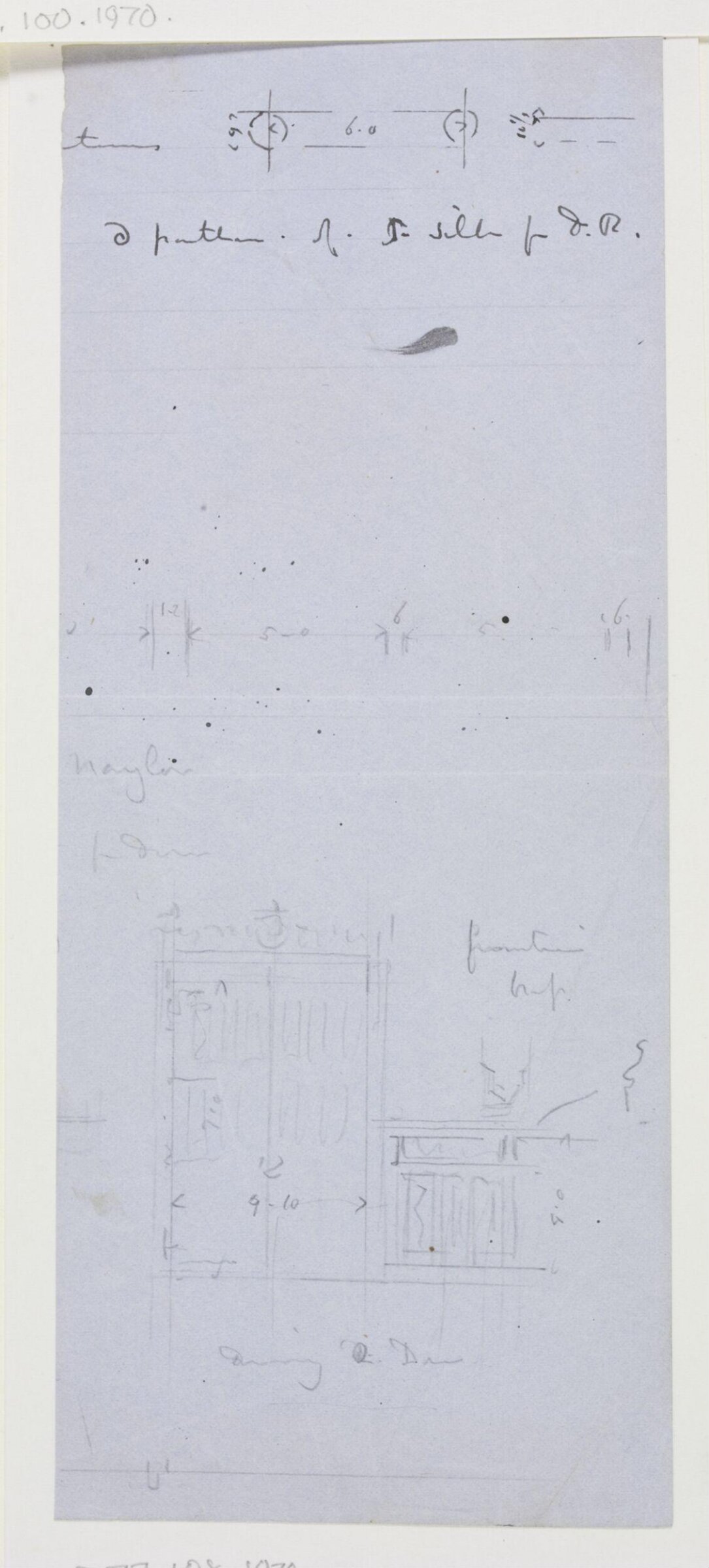 Drawing, A.W.N. Pugin