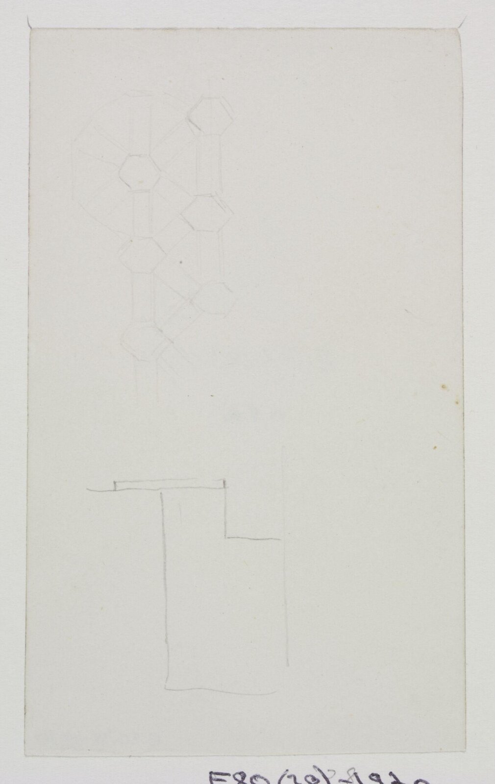 Drawing, A.W.N. Pugin, 1840-52