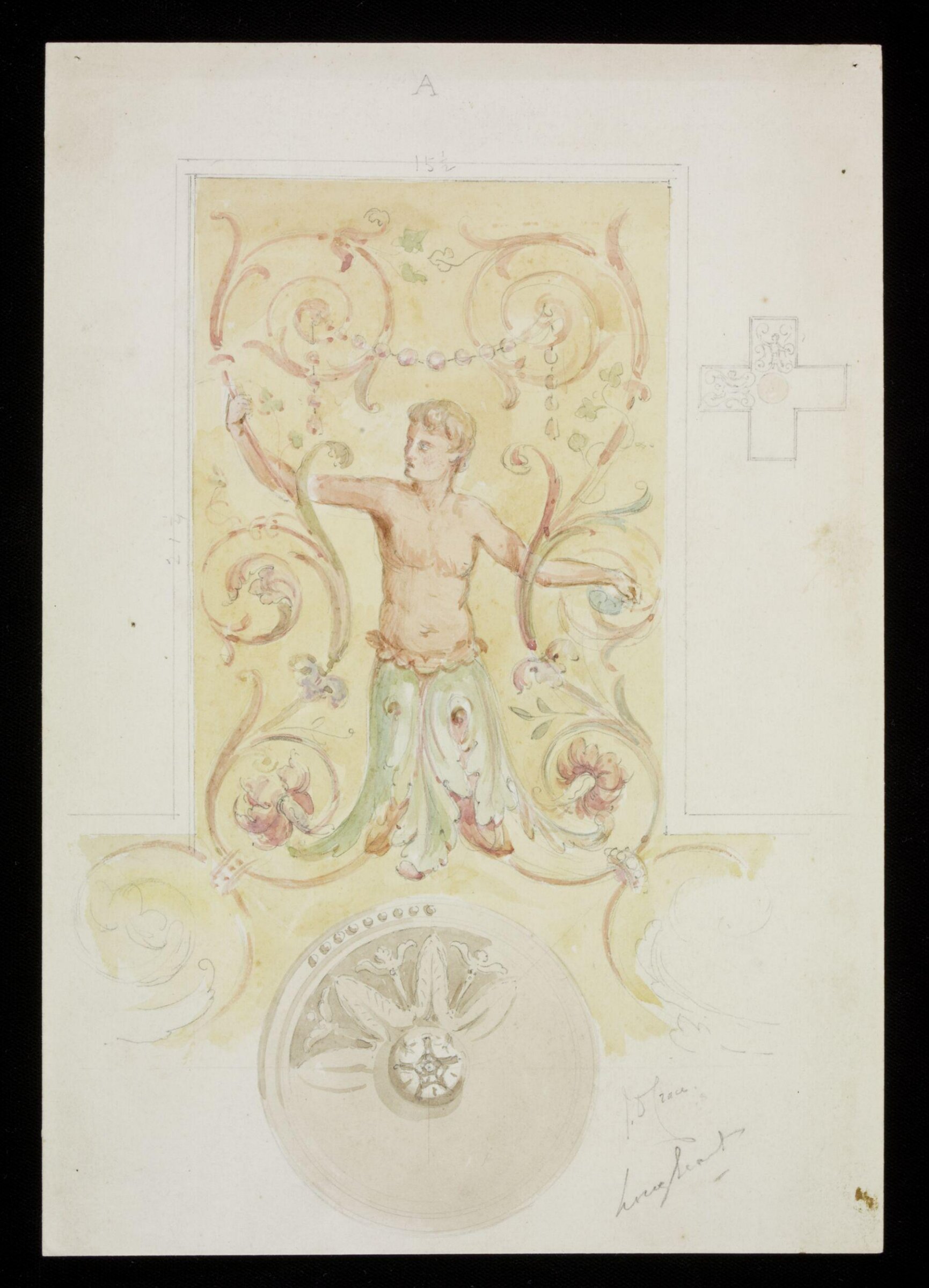 Design by J D Crace, J.D. Crace, 1874-1882