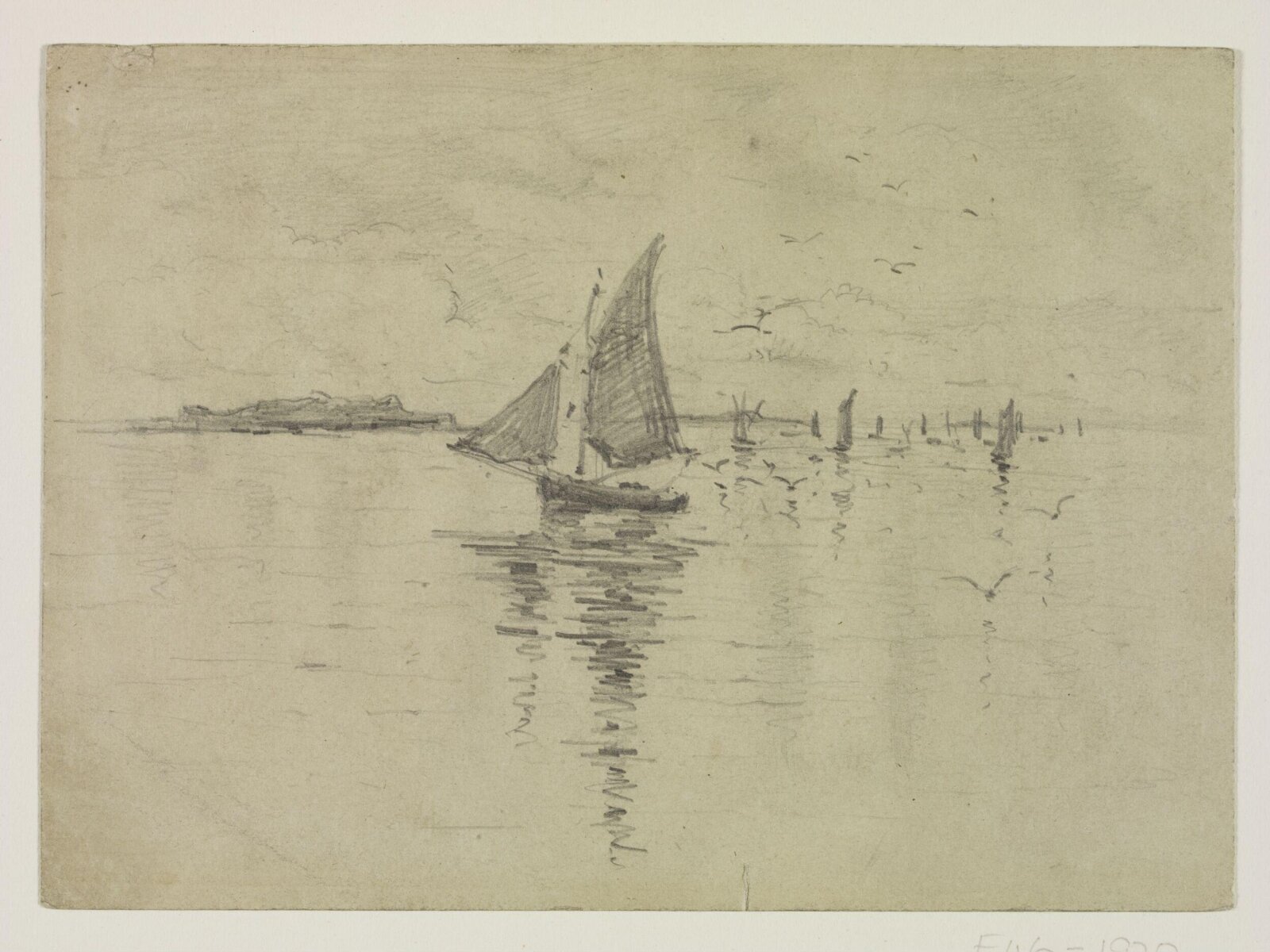 Drawing, Peter Paul Pugin, c. mid 19th century