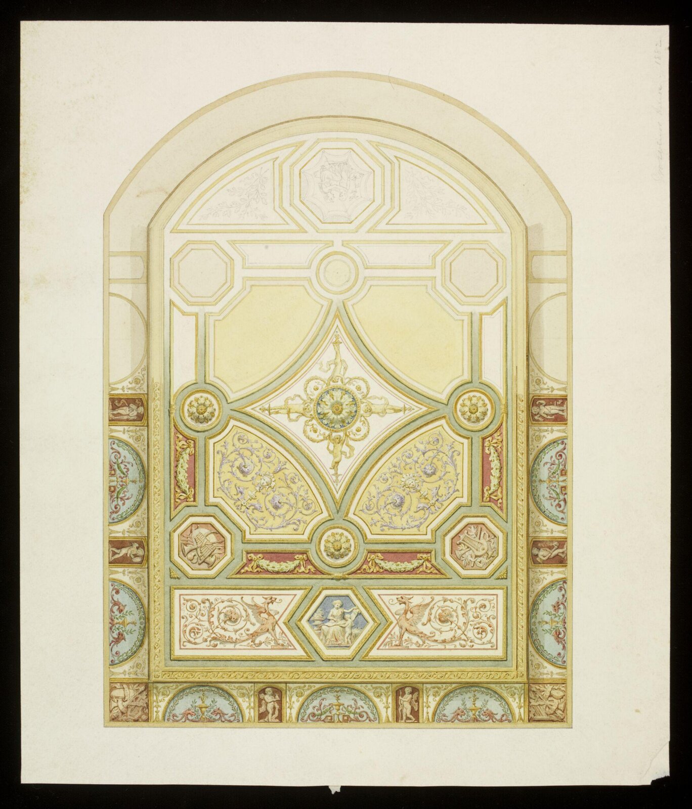 Drawing, John Gregory Crace, 1882