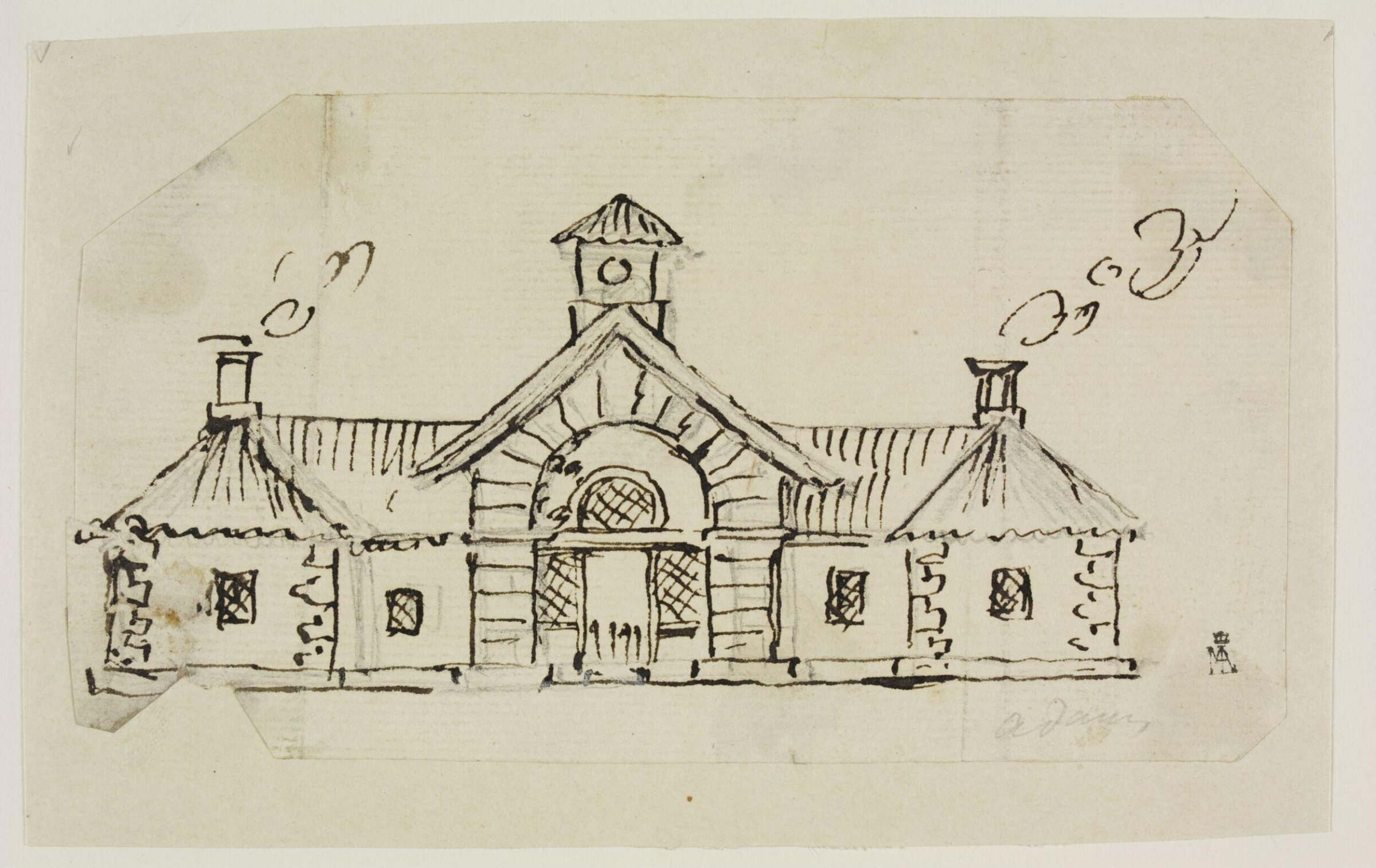Drawing, Robert Adam, c. 1748-1792