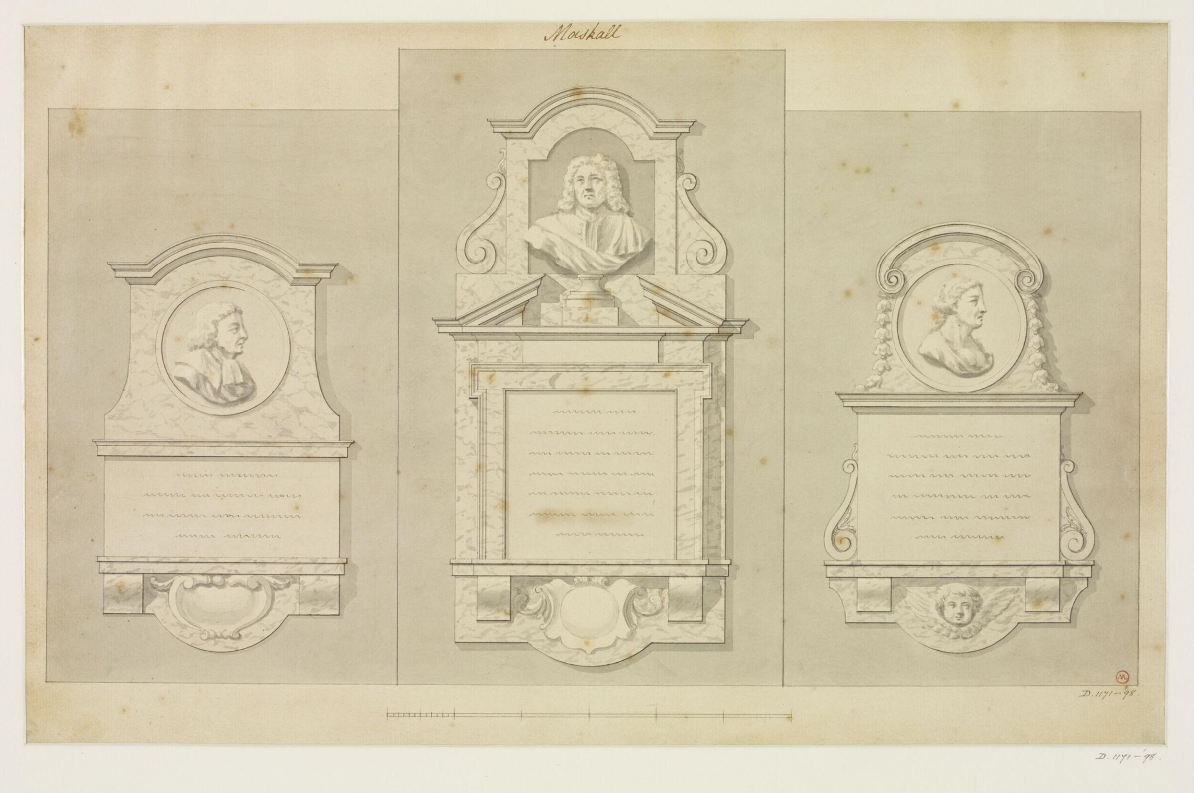 Drawing, Nicholas Maskall, 18th century - 19th century