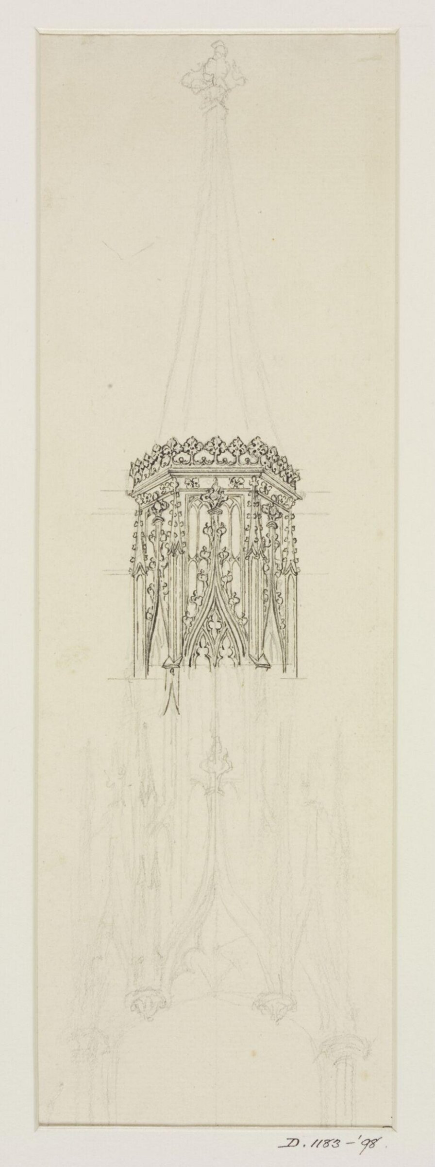 Drawing, Joseph Thornthwaite, 1774-98