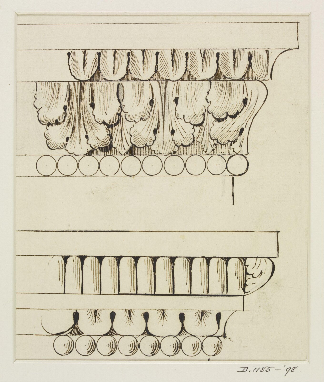 Drawing, Joseph Thornthwaite, 1774-98
