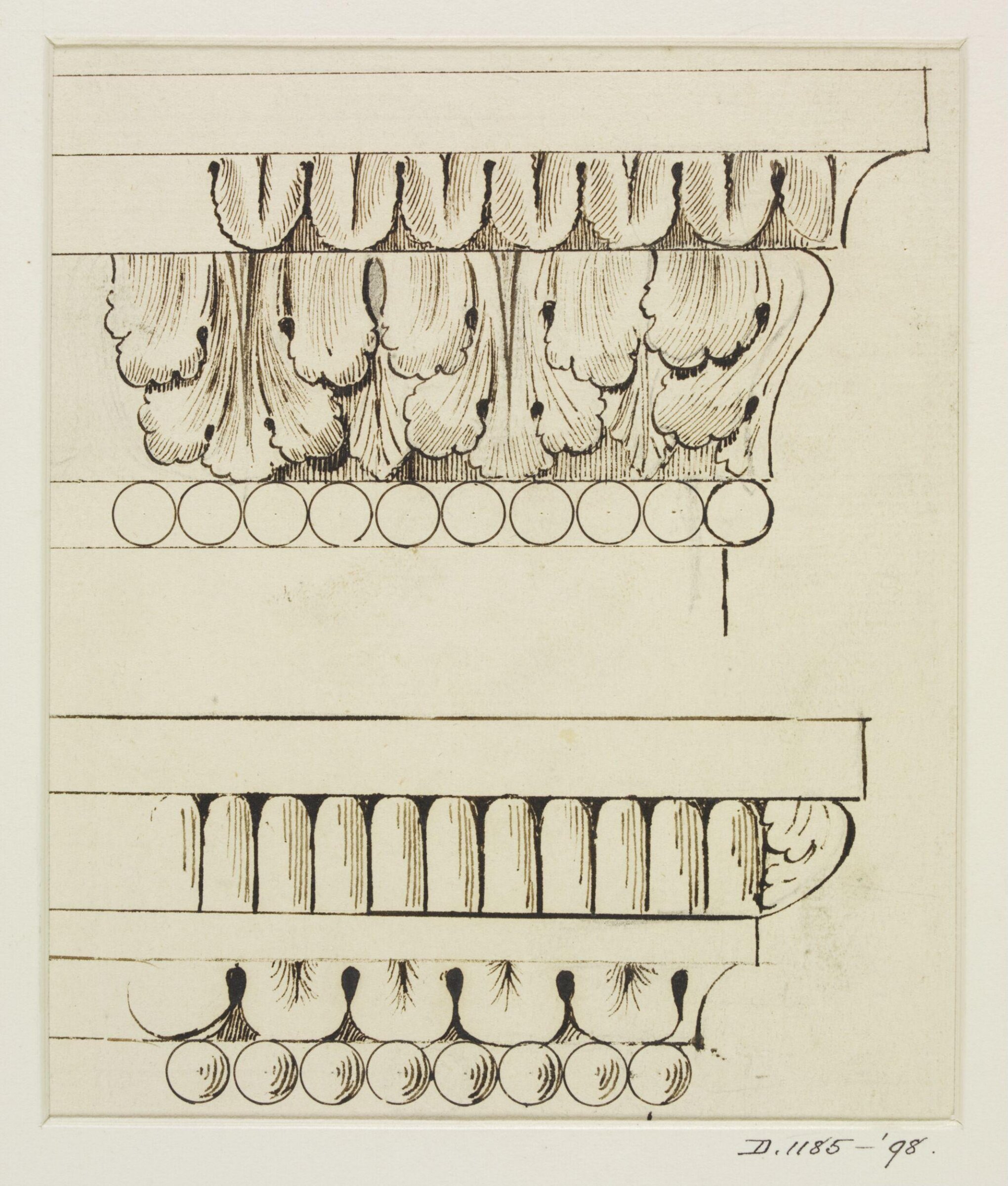Drawing, Joseph Thornthwaite, 1774-98