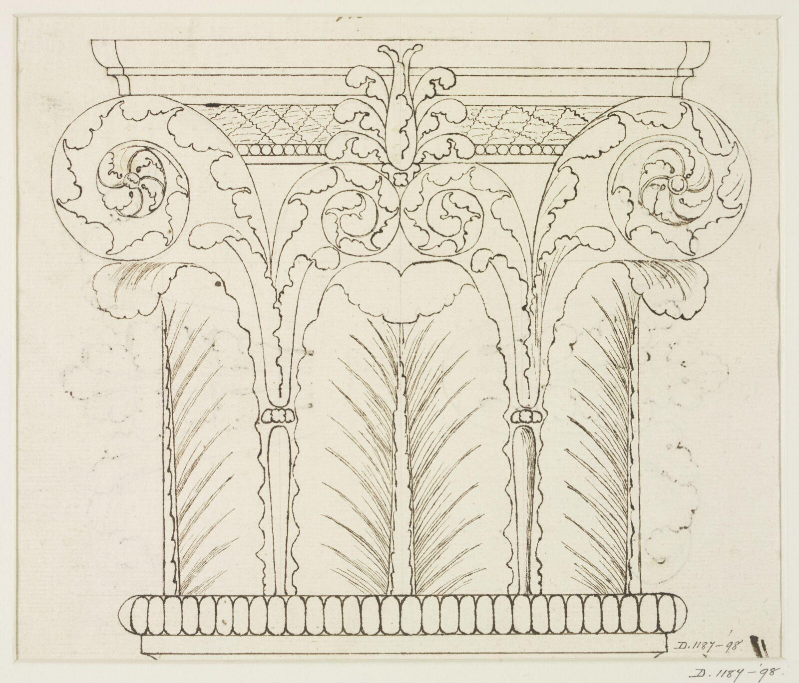 Drawing, Joseph Thornthwaite, 1774-98