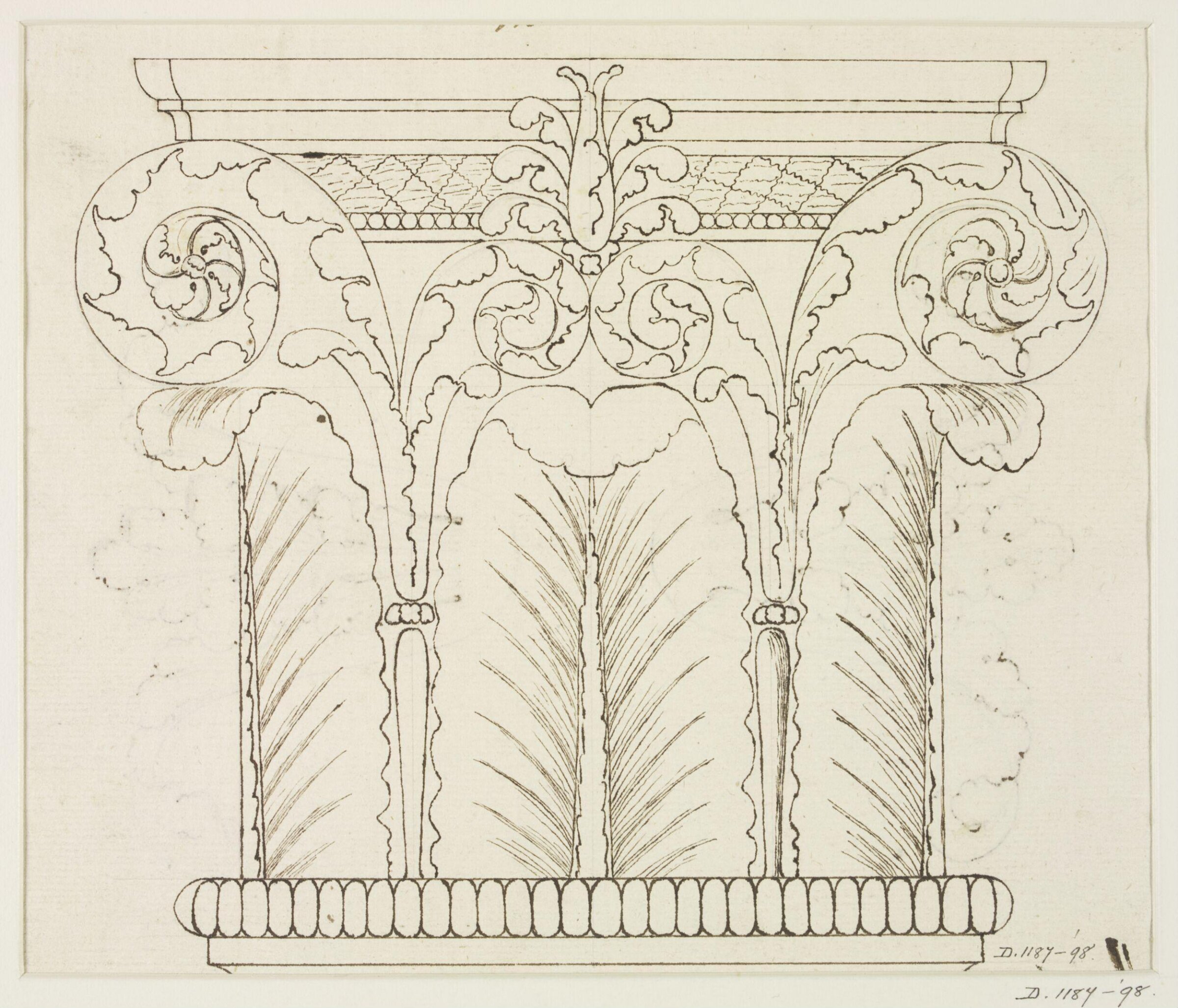 Drawing, Joseph Thornthwaite, 1774-98