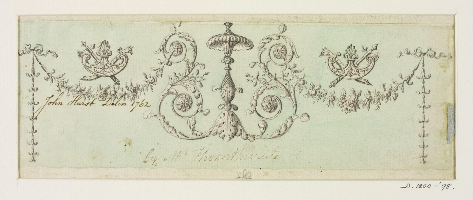 Drawing, Joseph Thornthwaite, 1762